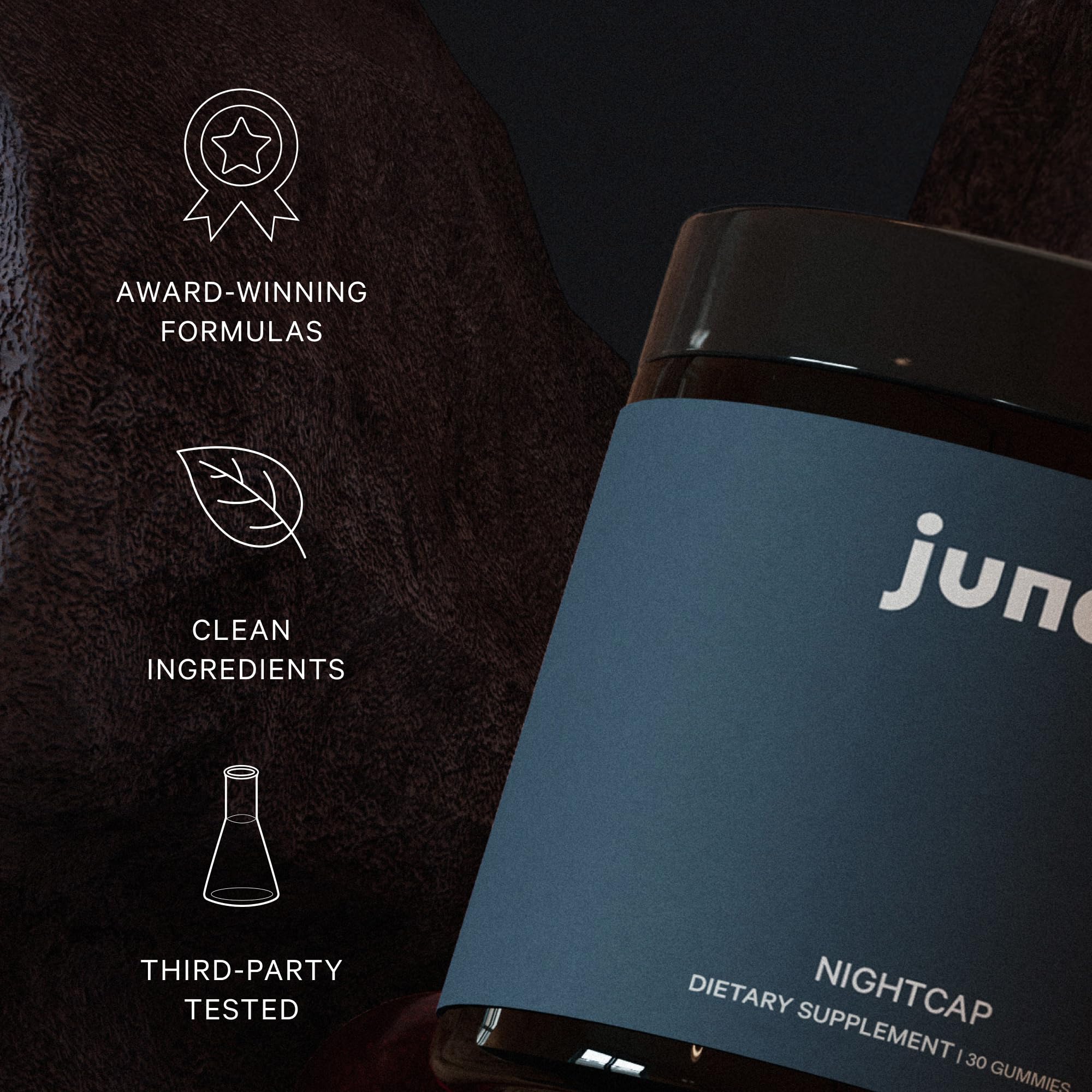 Juna Nightcap Sleep Gummies — Sugar-Free, All-Natural Sleep Aid with Low-Dose Melatonin - Image 12