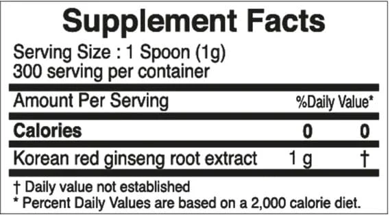 Jung Kwan Jang Korean Red Ginseng Extract 100g Jar | Pure Panax Ginseng, Energy, Stamina & Immune Support | Vegan - Image 8