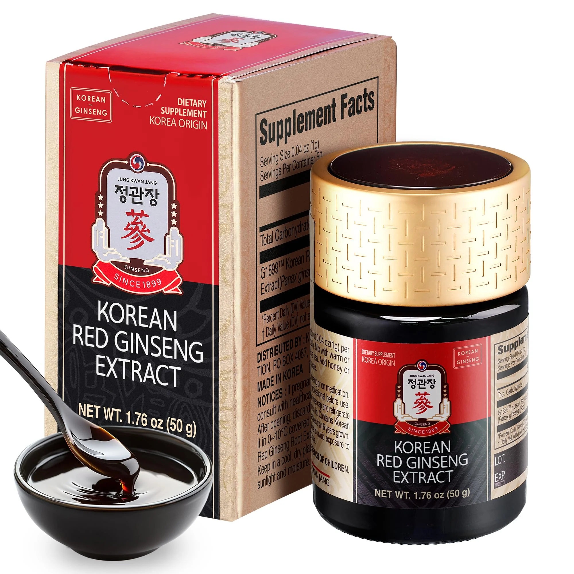 JUNG KWAN JANG Korean Red Panax Ginseng Concentrated Extract 50g | Immune Support & Focus - Image 8