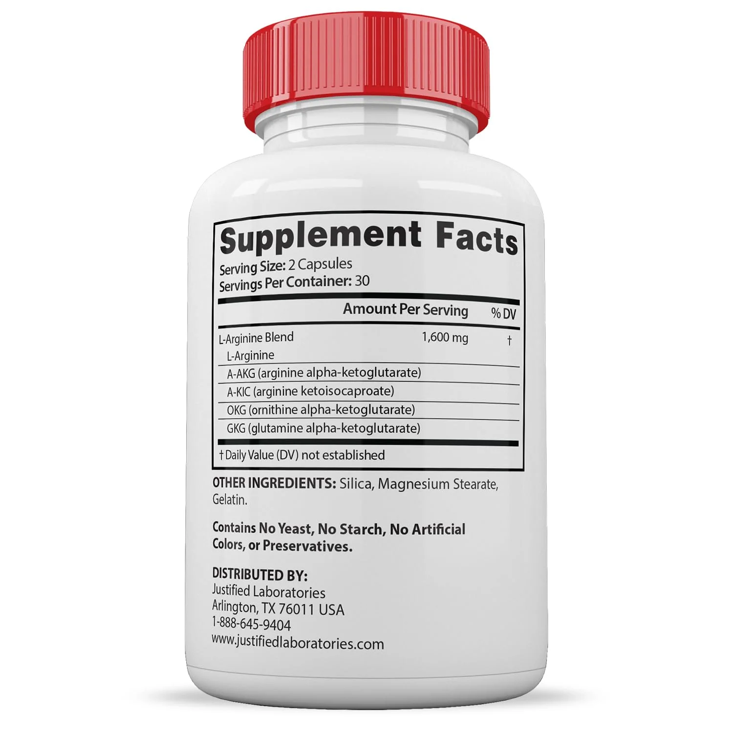 Justified Laboratories | Vital Grow XL Extreme 2 Pack – 1600MG Premium Formula for Men's Health | 120 Capsules - Image 5