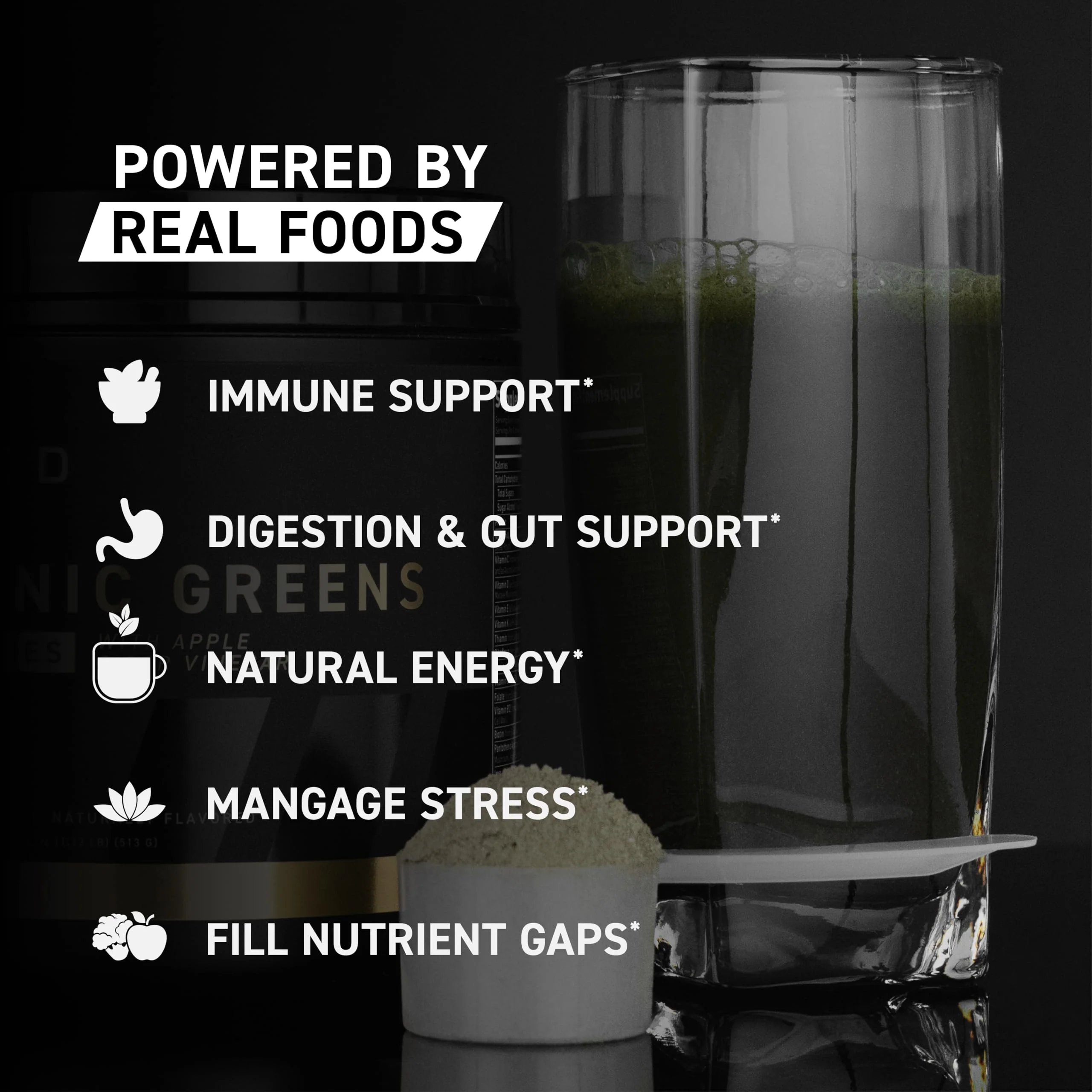 Kaged Organic Greens Elite Berry — Superfood Greens Powder with Apple Cider Vinegar, Adaptogens & Prebiotics | 30 Servings - Image 12