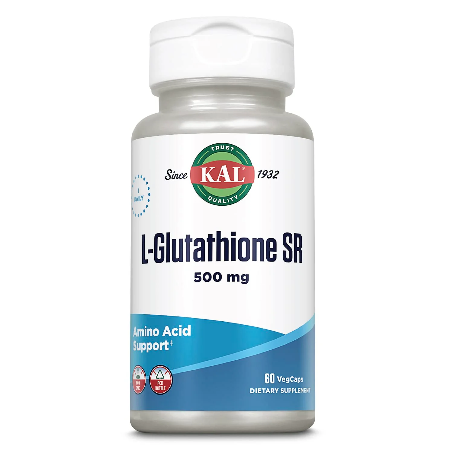 KAL L-Glutathione SR – Reduced GSH 500 mg | Lab Verified | 60 Servings | 60 VegCaps - Image 7