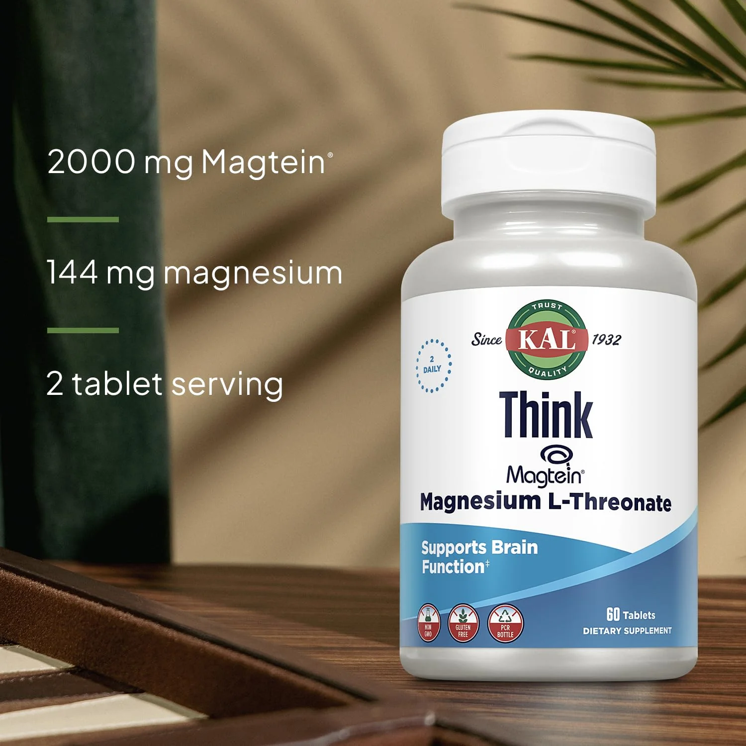 KAL Think Magnesium L-Threonate 2000 mg | Brain Health, Learning & Memory - Image 4
