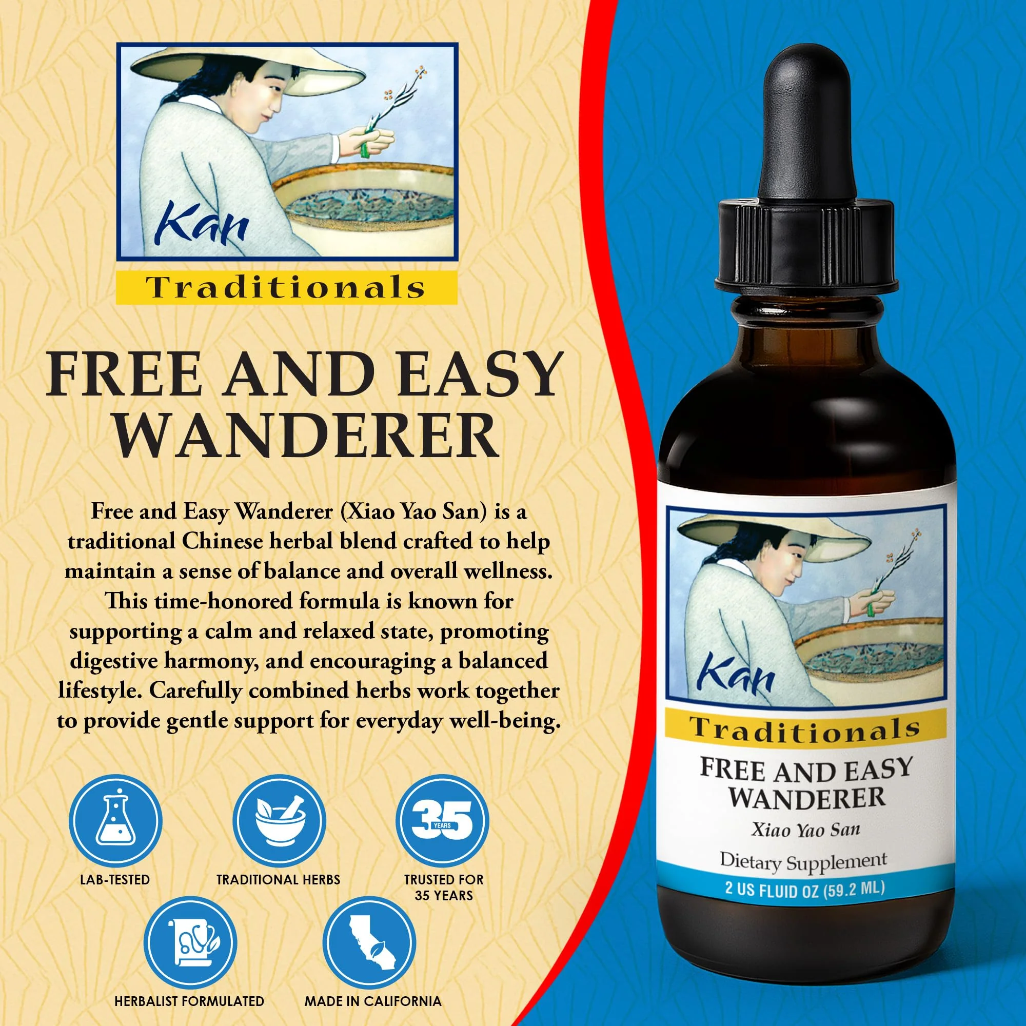 Kan Herbs - Free and Easy Wanderer 2 oz [Health and Beauty] - Image 2