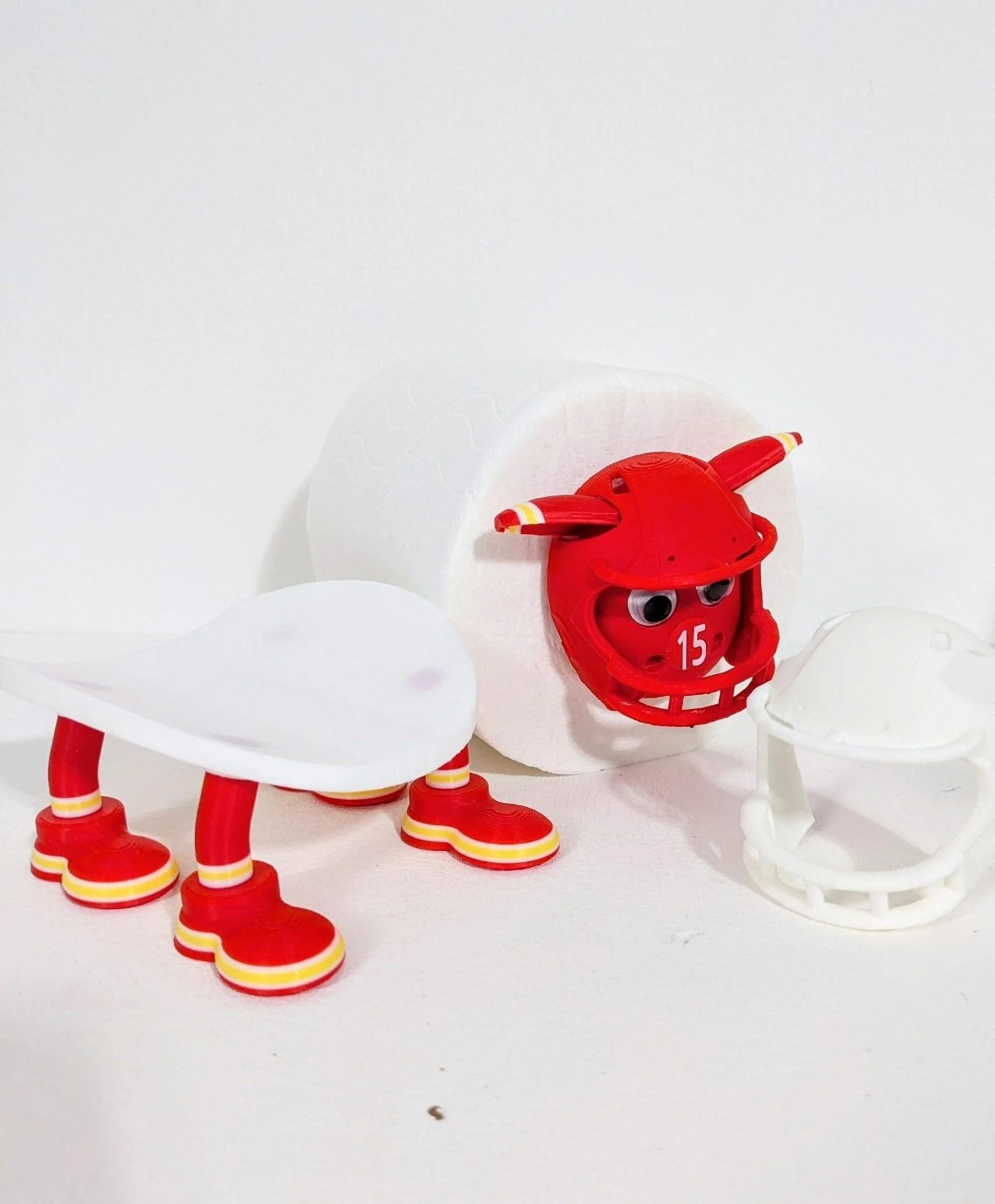 Kansas City Chiefs American football sheep spare toilet roll holder - Image 2