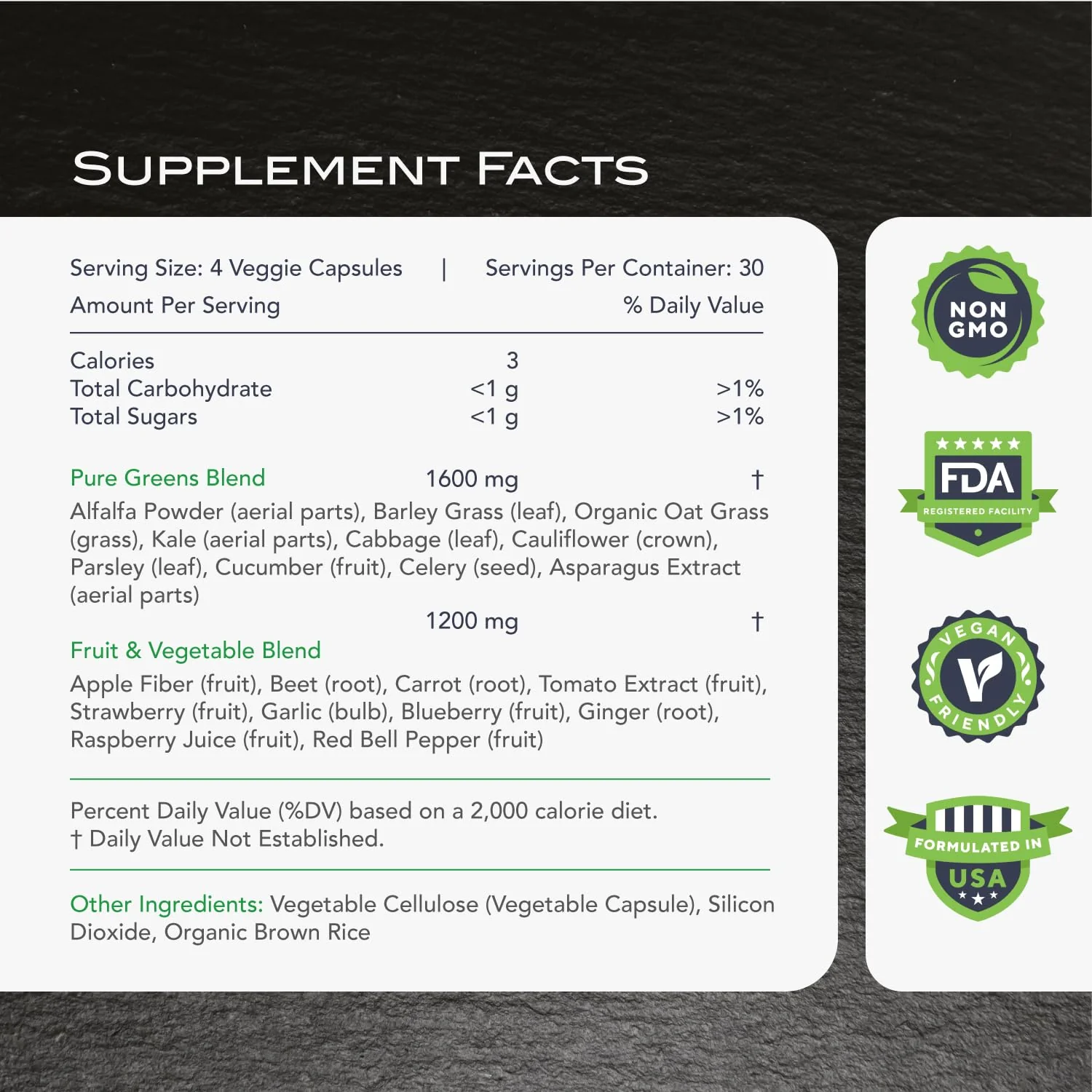 KaraMD Pure Nature Greens, Fruits & Veggies – 30 Servings, Gluten Free & Vegan, Energy & Digestion Support - Image 2