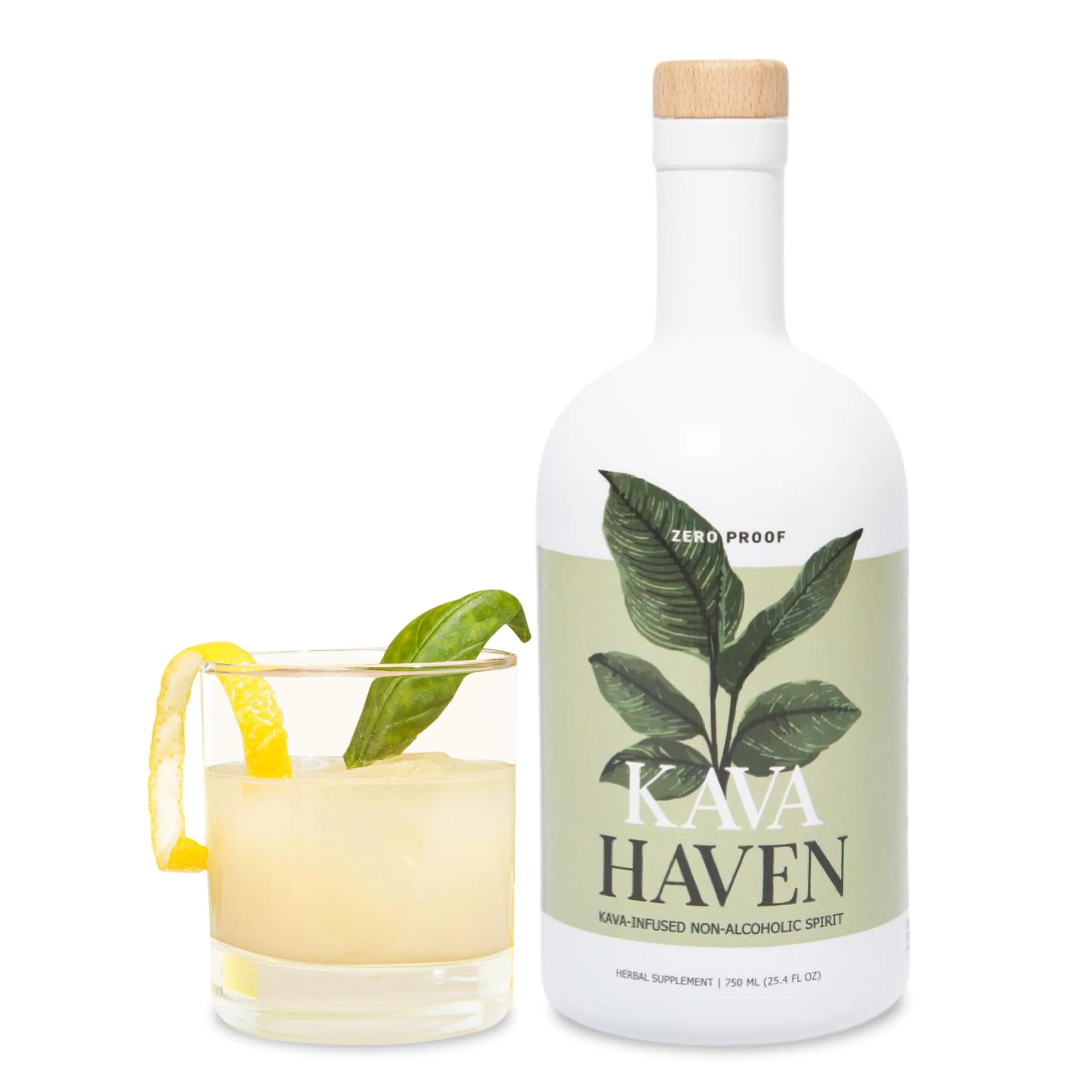 Kava Haven Non Alcoholic Spirit – Lemon Ginger, 750mL | Low Calorie, All Natural, Zero Proof - Image 8