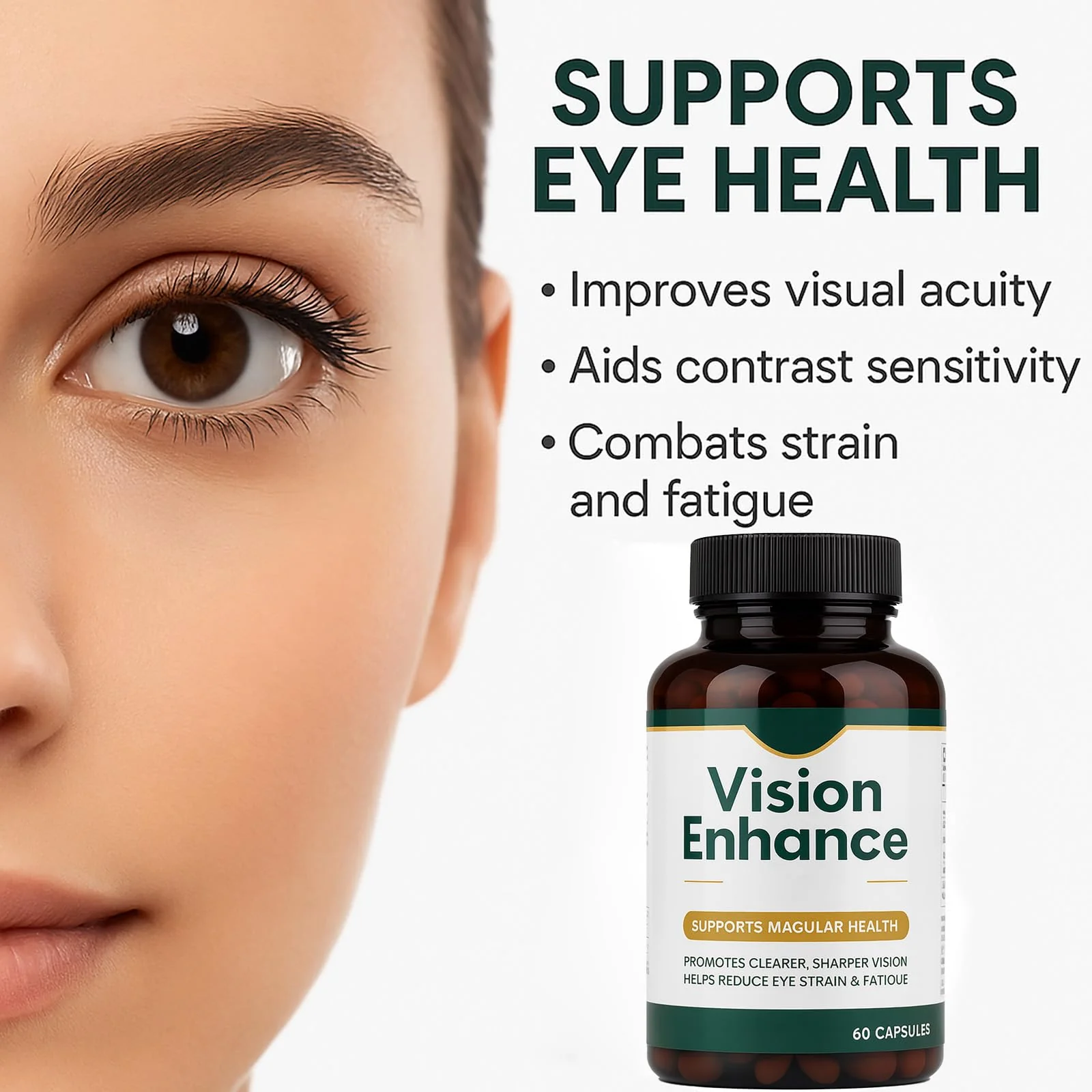 KBSBUBB Vision Enhance Pro – Lutein, Zeaxanthin & Bilberry Carotenoid Blend, 30-Day Supply - Image 2