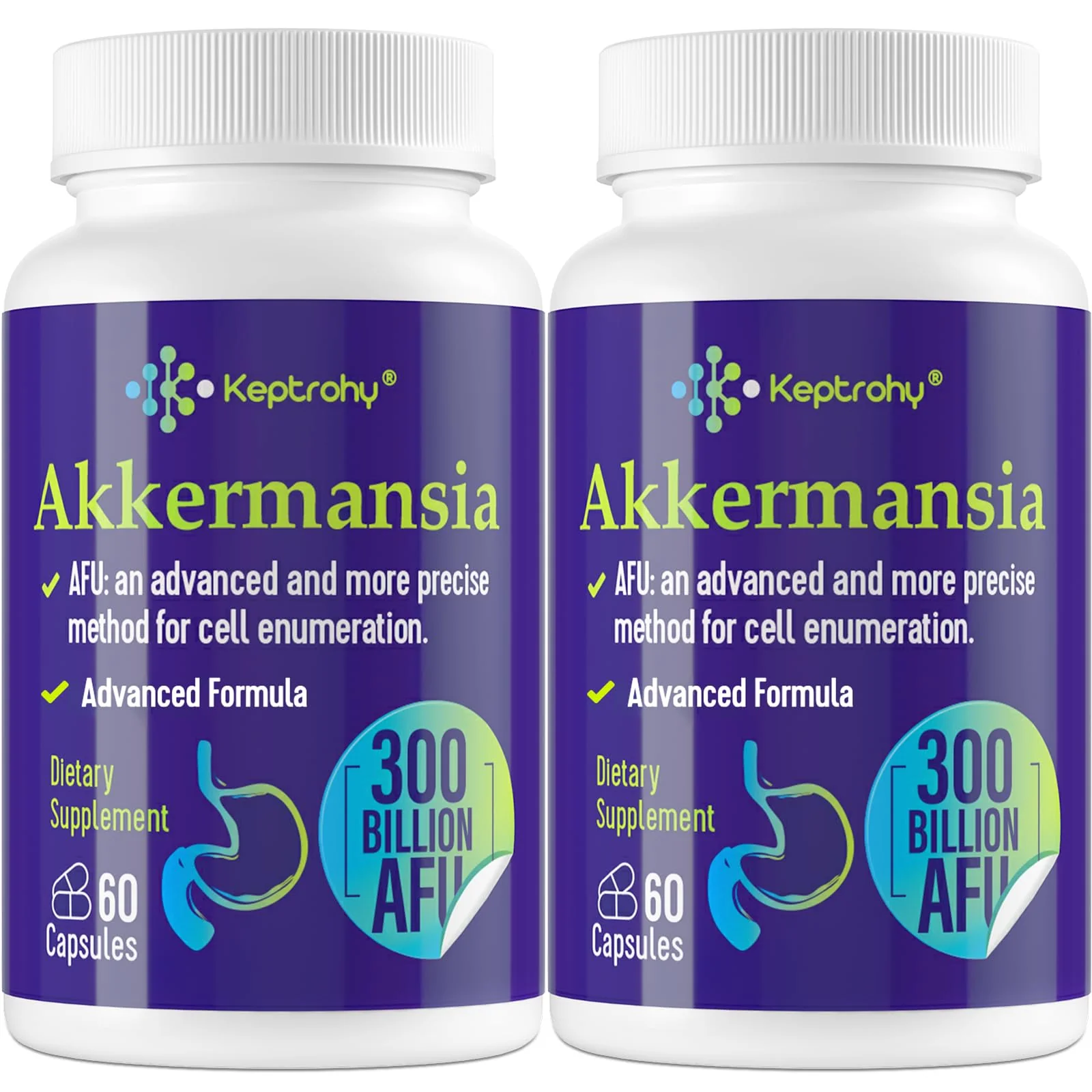 Keptrohy 300 Billion AFU Akkermansia Probiotic for Gut Health | 120 Count - Image 9