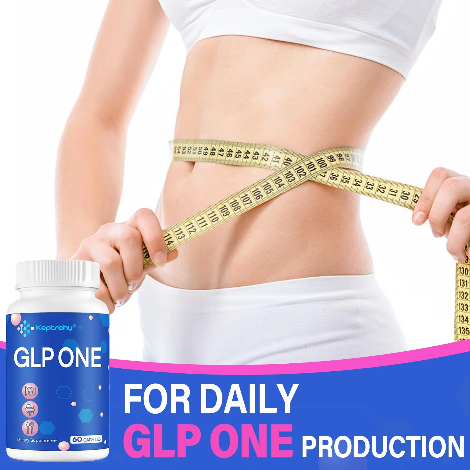 Keptrohy GLP ONE Supplement - 16-in-1 for Women & Men, 120 Capsules - Image 5