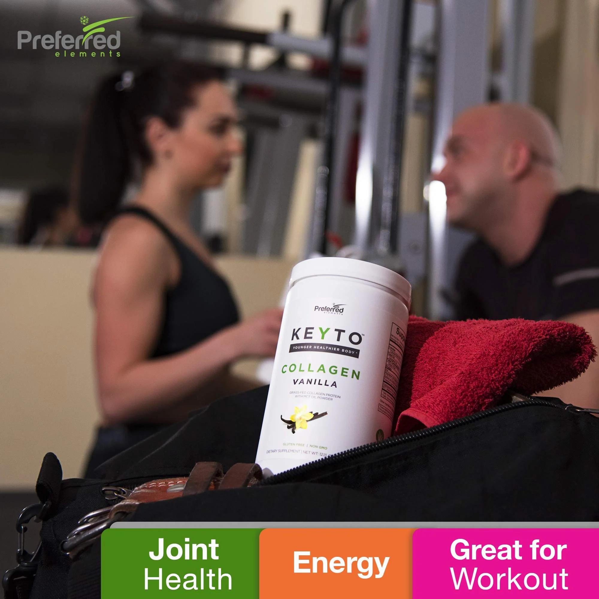 Keto Collagen Protein Powder with MCT Oil – Grass-Fed, Pasture-Raised, Hydrolyzed Collagen – Vanilla | KEYTO - Image 5