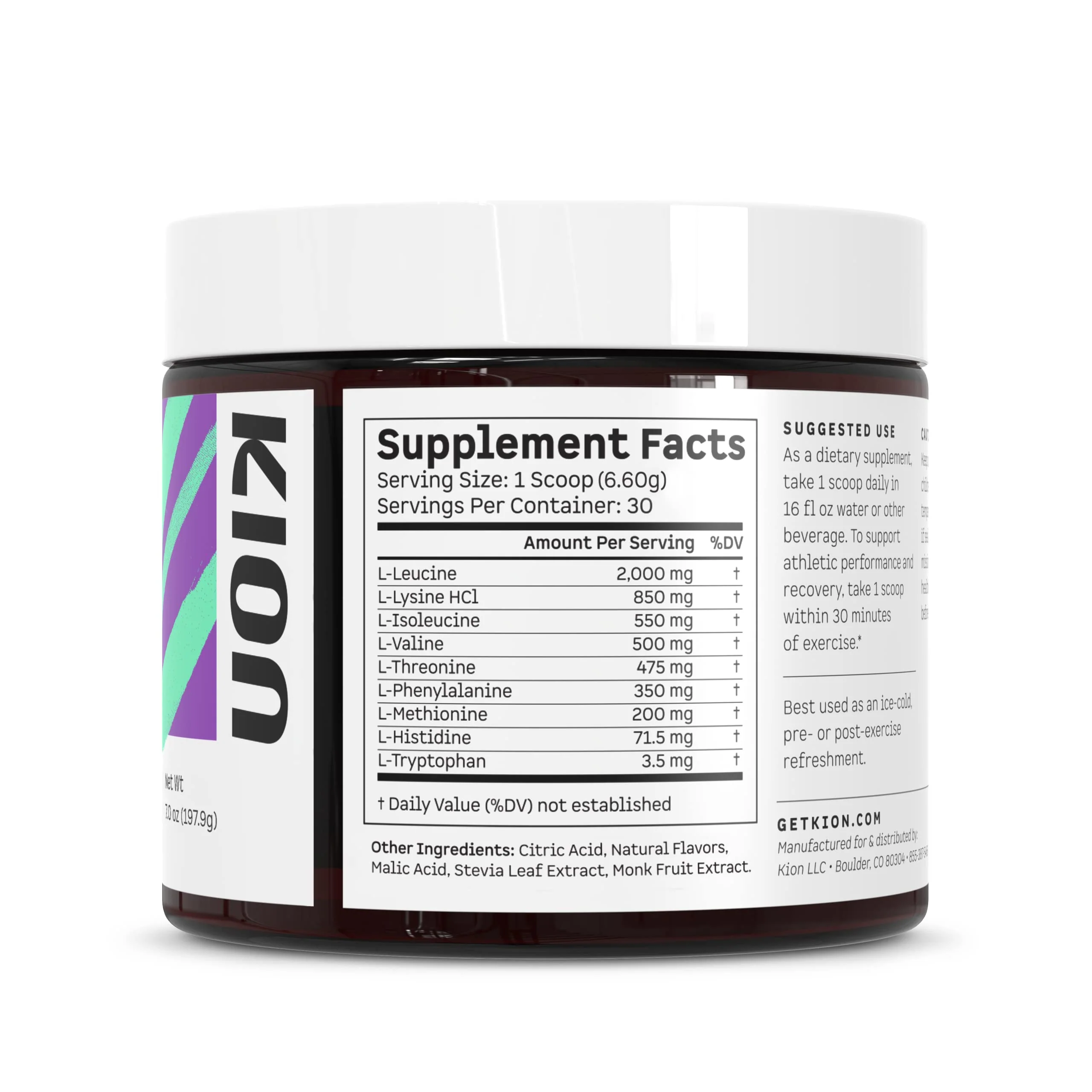 Kion Aminos – Essential Amino Acids Powder for Energy and Recovery (30 Servings) – Mixed Berry - Image 15