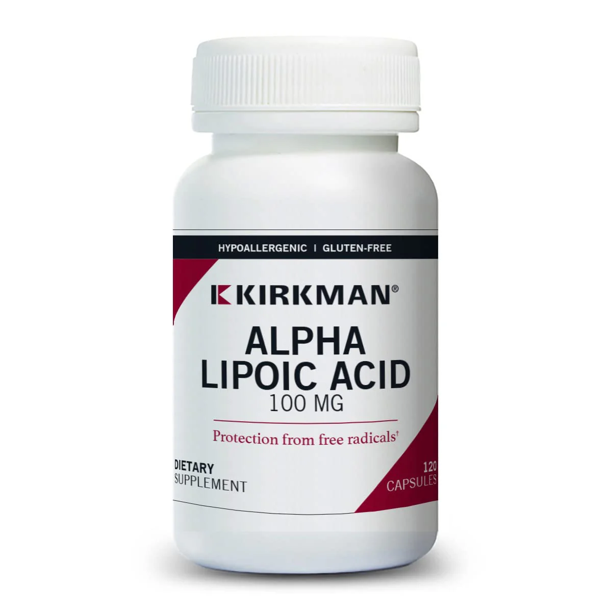Kirkman Alpha Lipoic Acid 100 mg - Hypoallergenic | 120 Vegetarian Capsules - Image 8