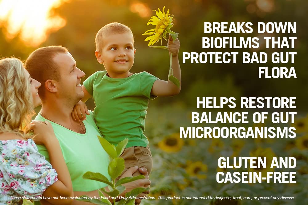 Kirkman Biofilm Defense Disruptor – Lipase & Glucoamylase Enzymes for Digestion | 60 Capsules - Image 2
