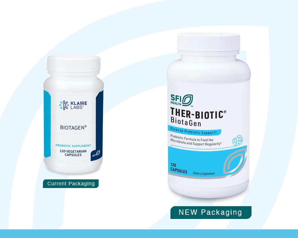 Klaire Labs Biotagen Prebiotic: Inulin, Beta-Glucan & Arabinogalactan - 120 Capsules - Image 4