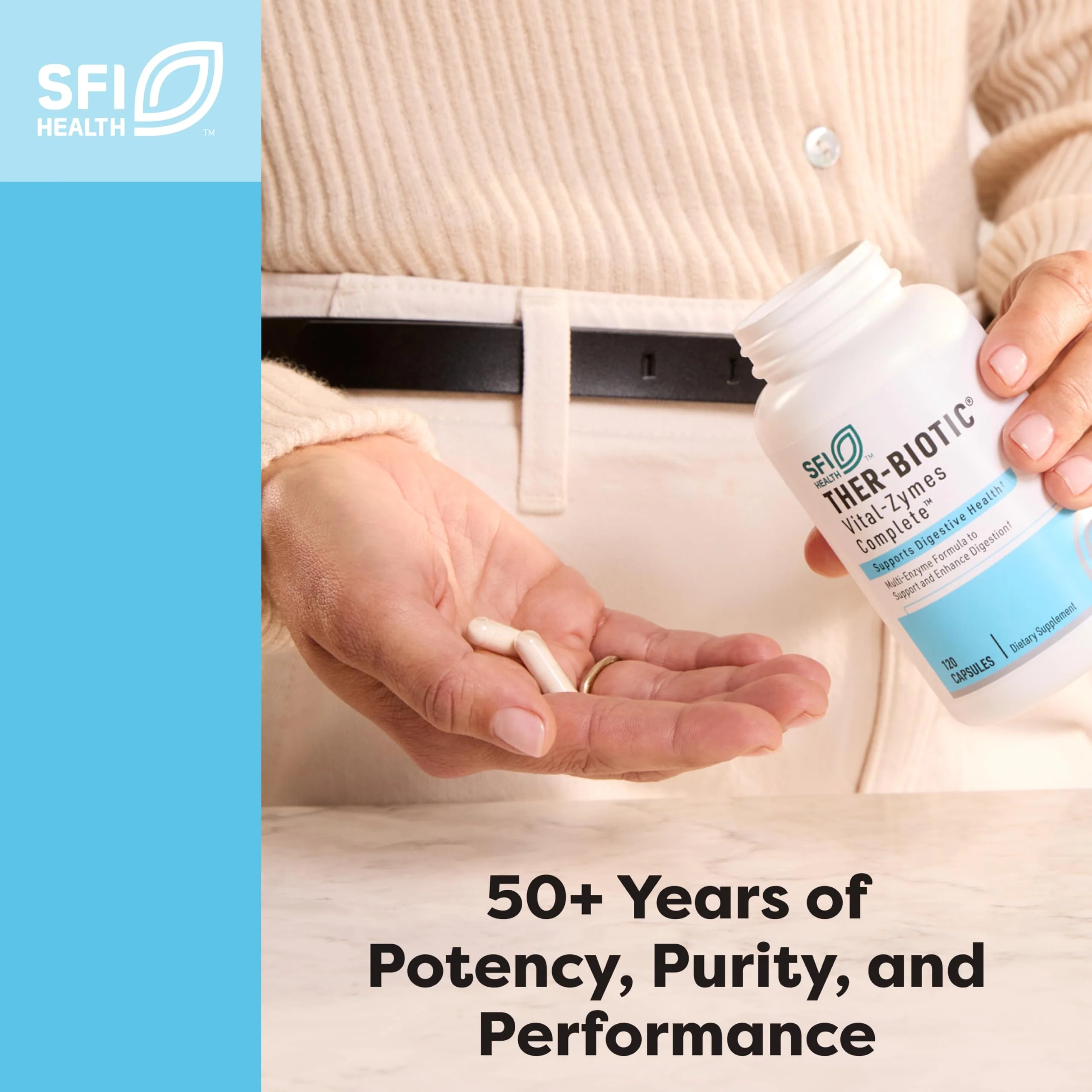 Klaire Labs SFI Health Probiotic Powder – 30 Packets, Shelf-Stable, Hypoallergenic - Image 15