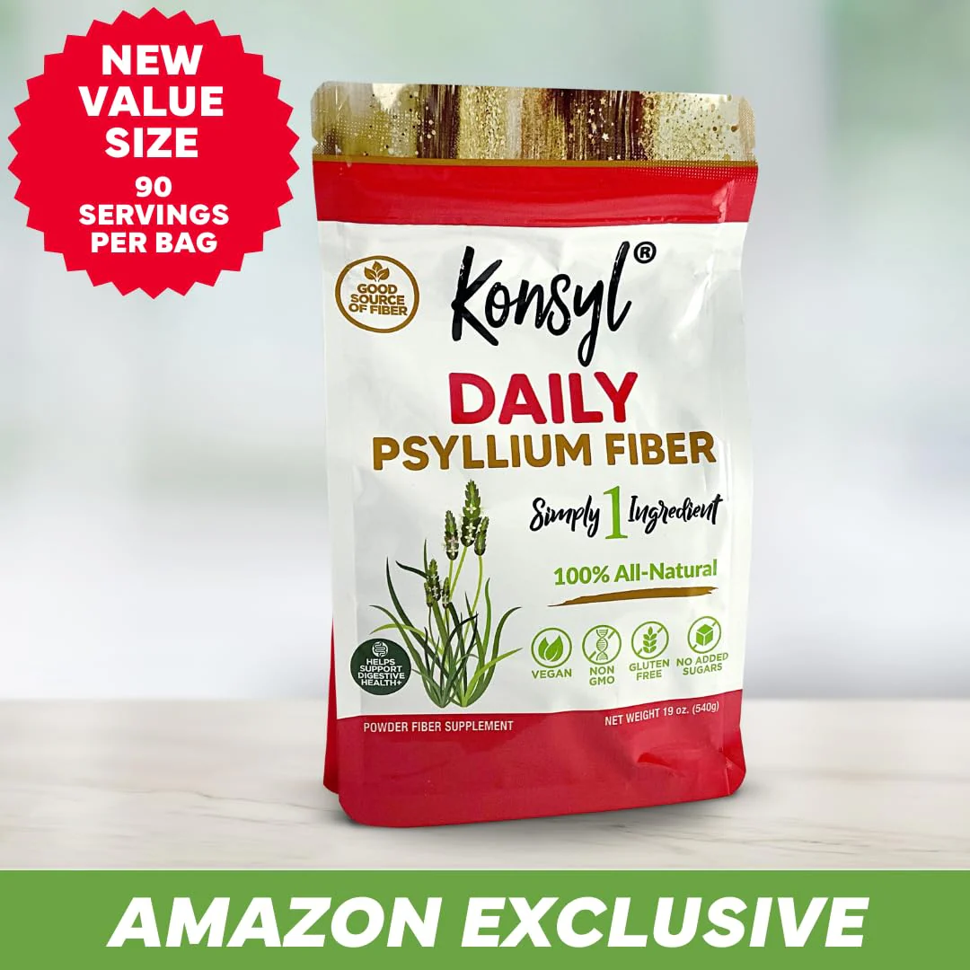 Konsyl Daily Psyllium Fiber Powder – 90 Servings (540g) | All-Natural Psyllium Husk - Image 7