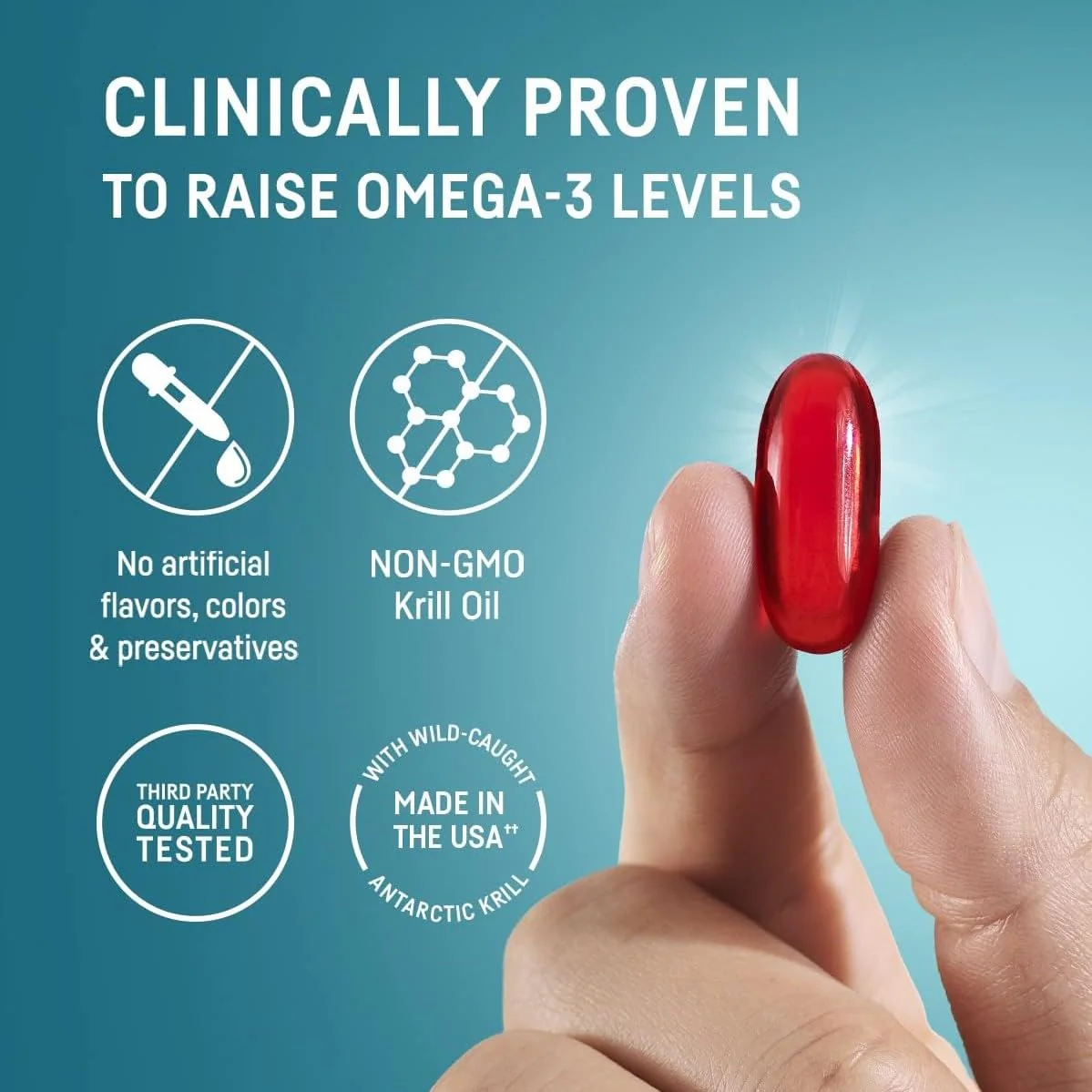 Kori Krill Oil Omega-3 | Antarctic Krill Oil with Superior Absorption | Pack of 3 - Image 4