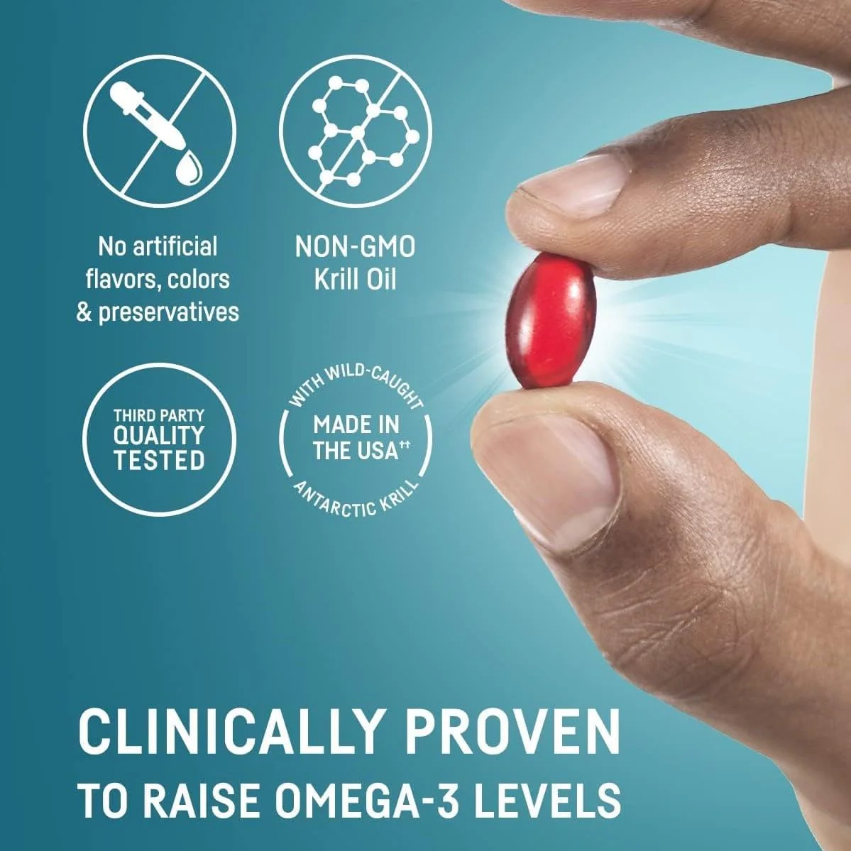 Kori Krill Oil Omega-3 Softgels – Superior Absorption Antarctic Krill, 400 mg, 270 Softgels (EPA & DHA) - Image 11