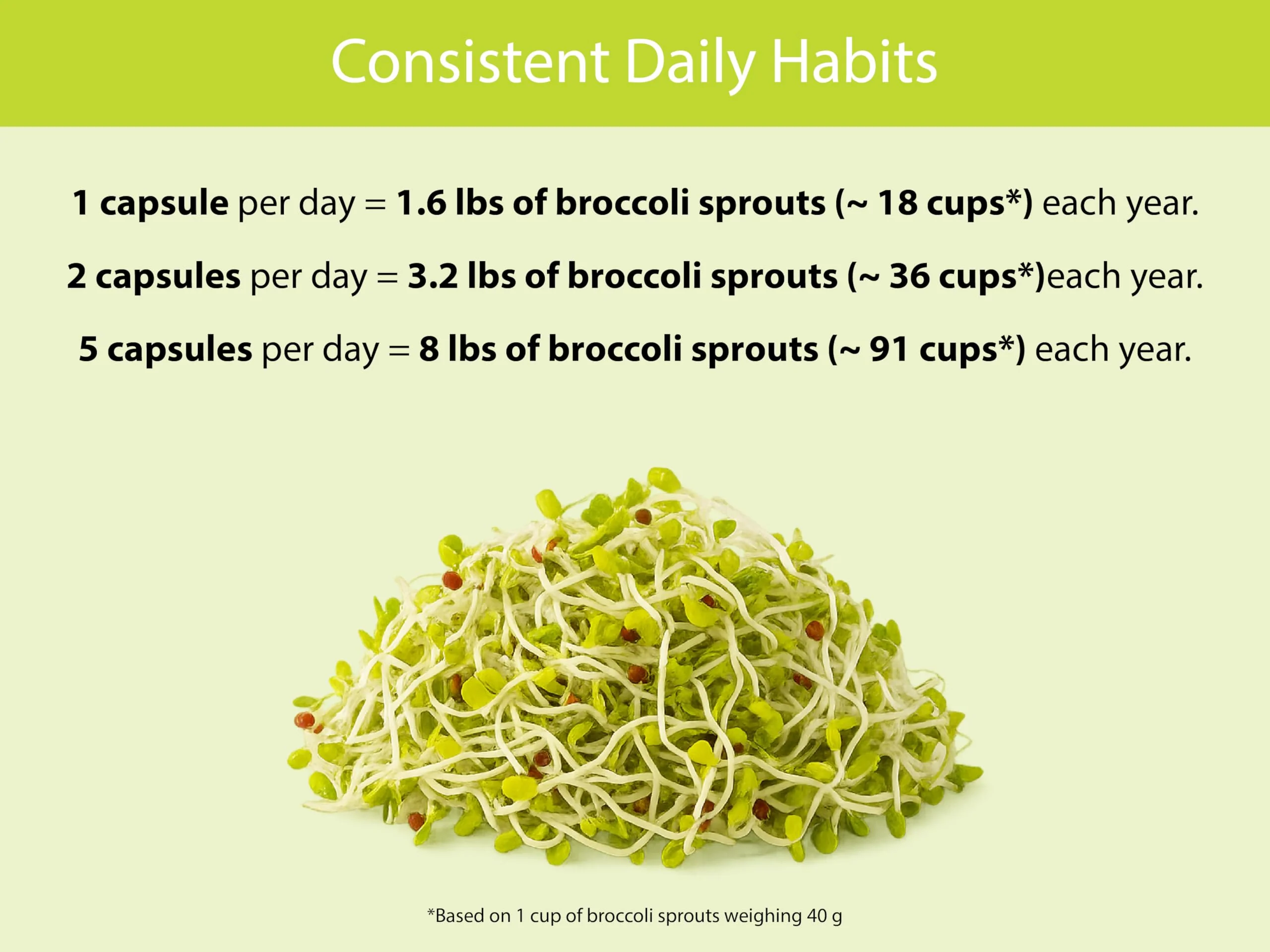 KOYAH Organic Broccoli Sprout Capsules – Freeze-Dried Whole Sprouts, Active Myrosinase & Glucoraphanin, USA Grown, 150 Capsules - Image 6