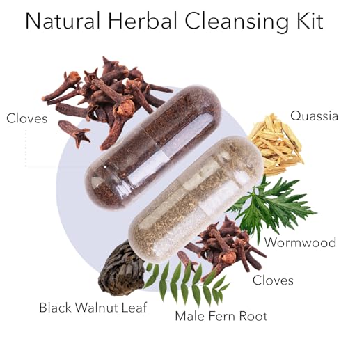 Kroeger Herb Wormwood Detox Kit – Capsules, Non-GMO & Gluten Free, Made in USA - Image 12