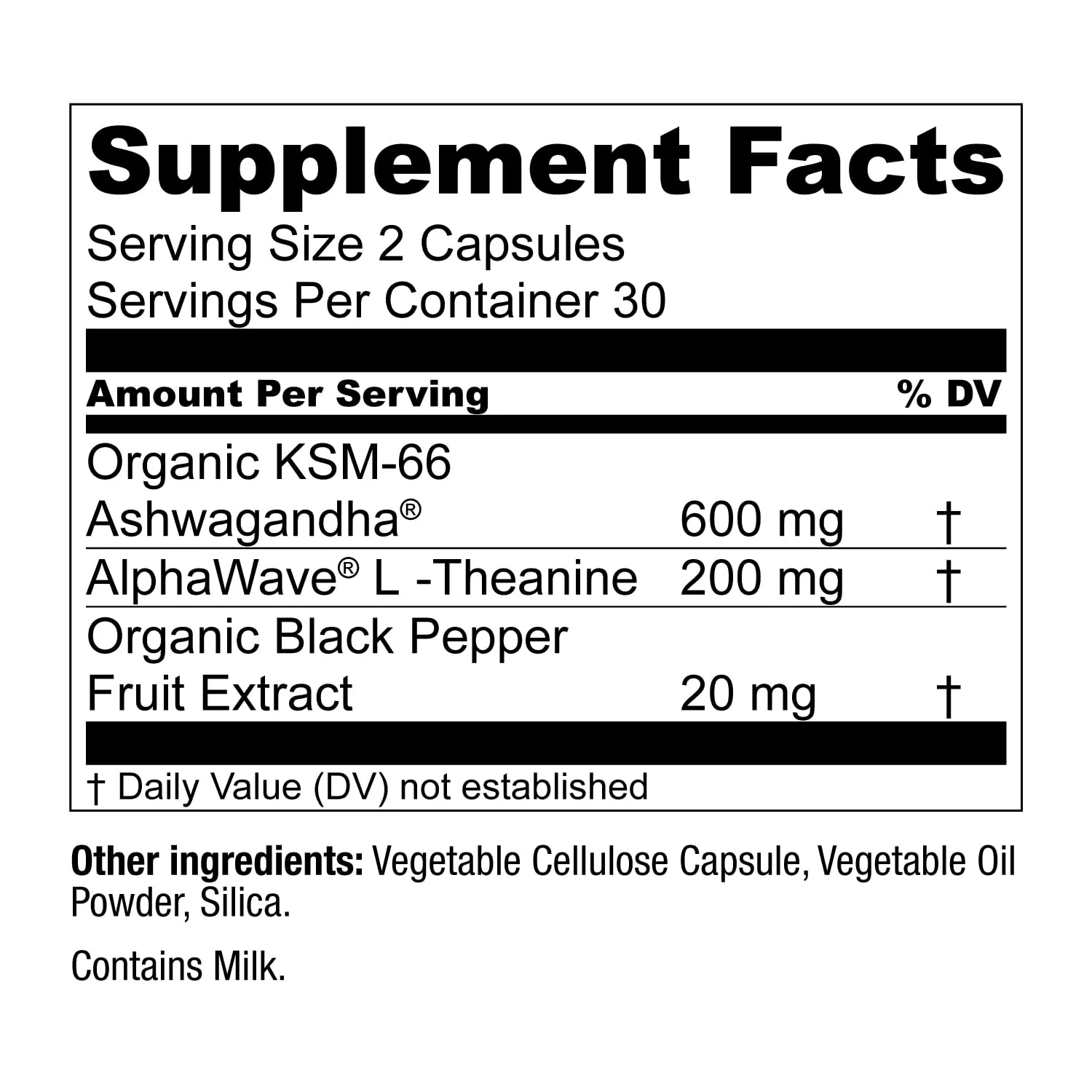 KSM-66 Ashwagandha with L-Theanine & AlphaWave – ZenWell 60 Caps - Image 7