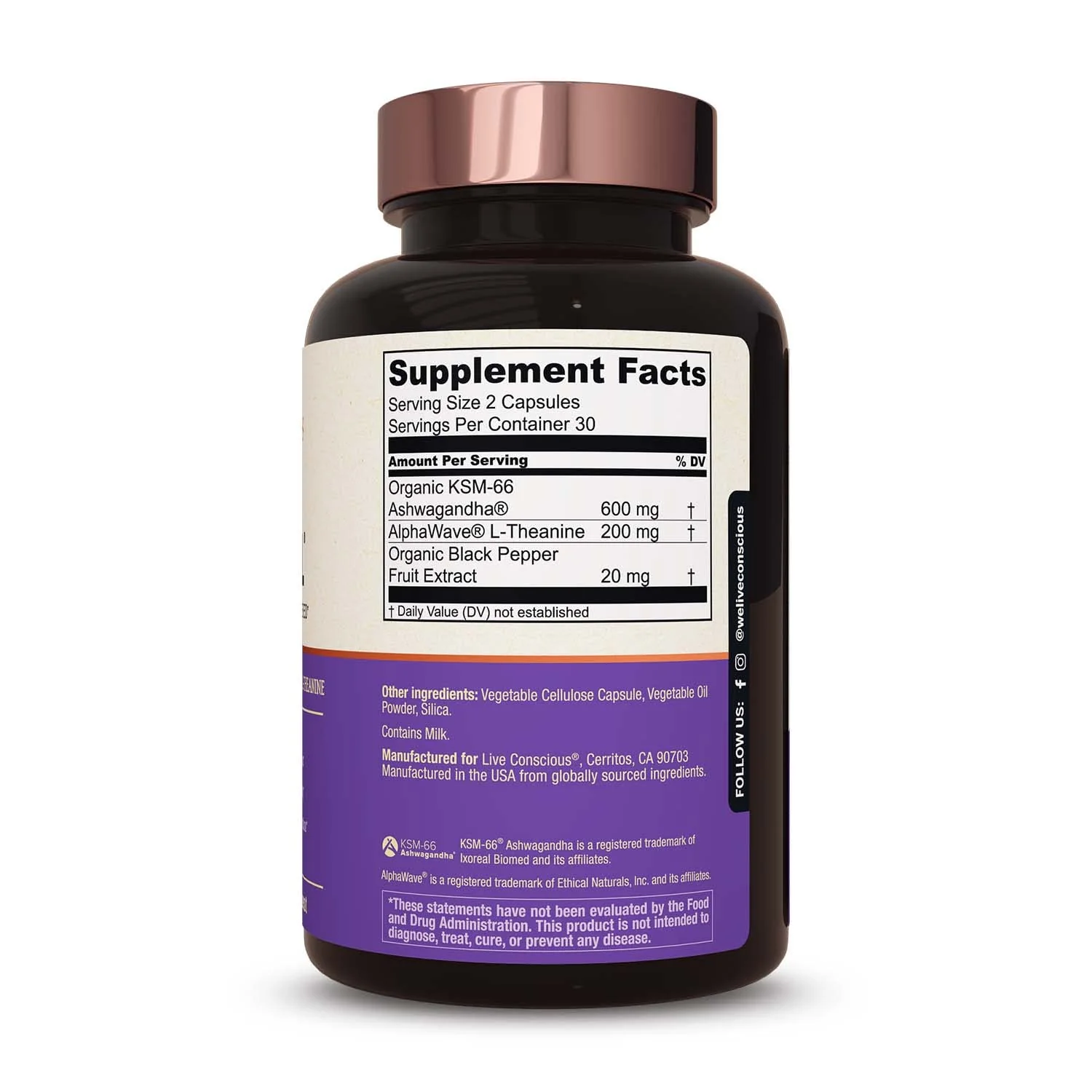 KSM-66 Ashwagandha with L-Theanine & AlphaWave – ZenWell 60 Caps - Image 8
