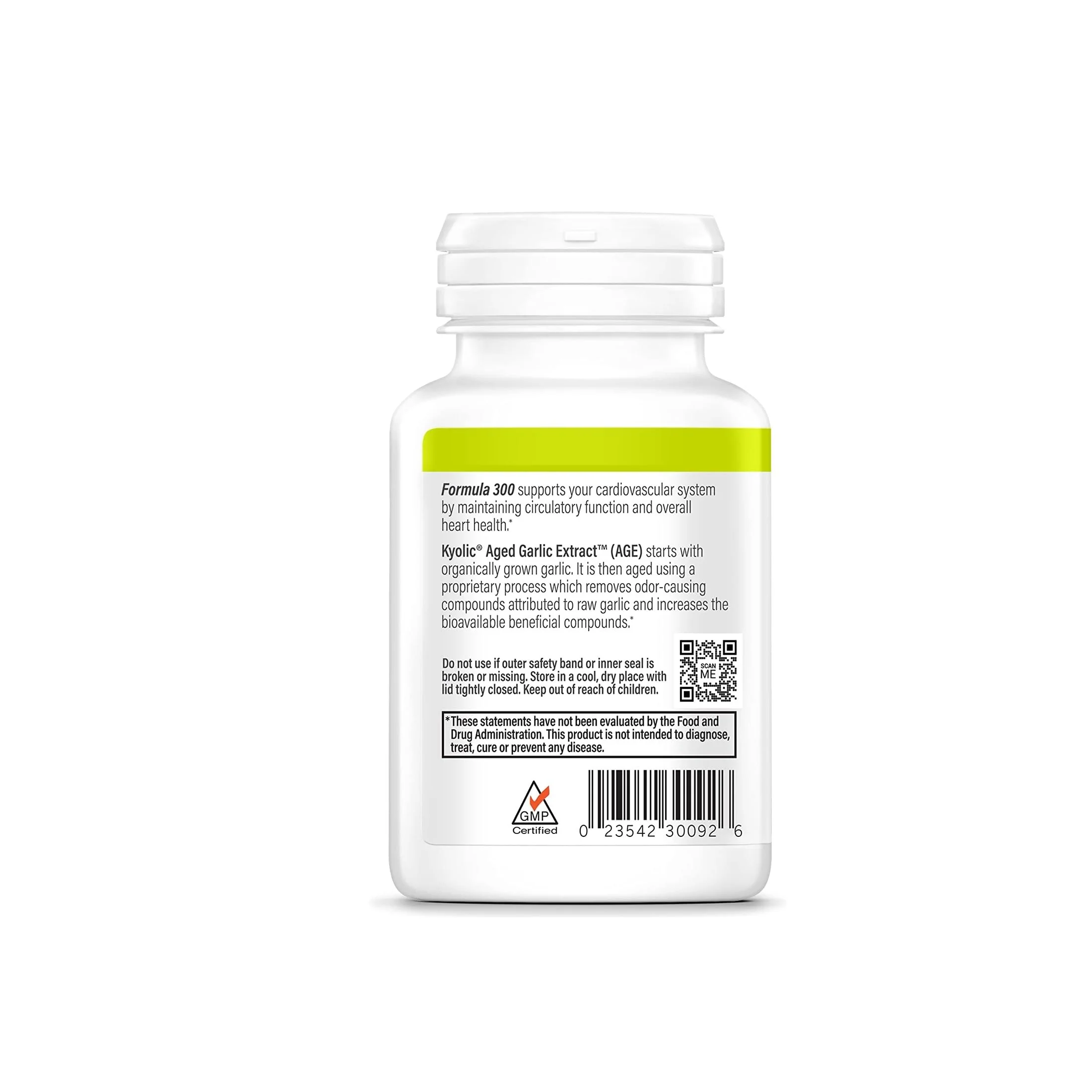 Kyolic Aged Garlic Extract Formula 300 – Cardiovascular Health, Vegan, 360 Capsules - Image 5