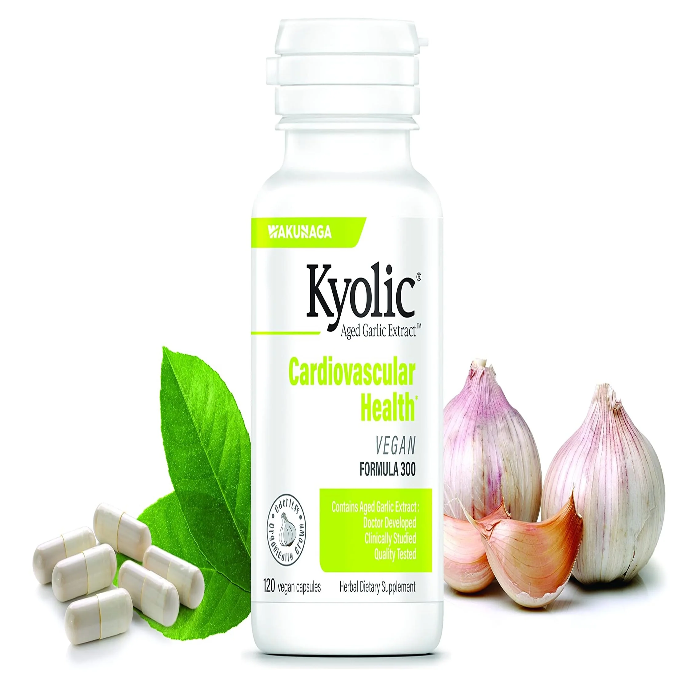 Kyolic Aged Garlic Extract Formula 300 – Cardiovascular Health, Vegan, 360 Capsules - Image 8