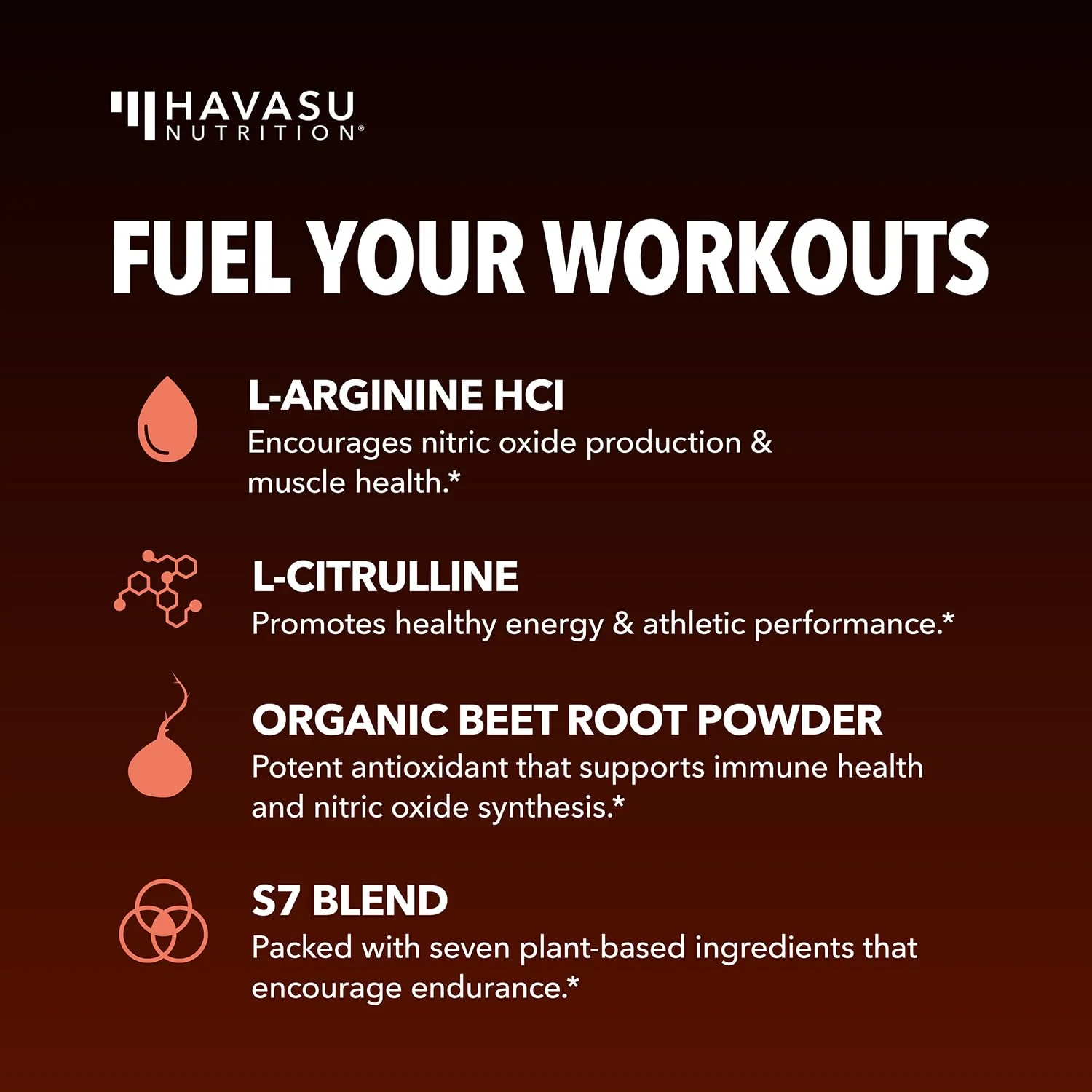 L-Arginine Powder – Tangerine Flavor with L-Citrulline & Beet Root | 30 Scoops - Image 3