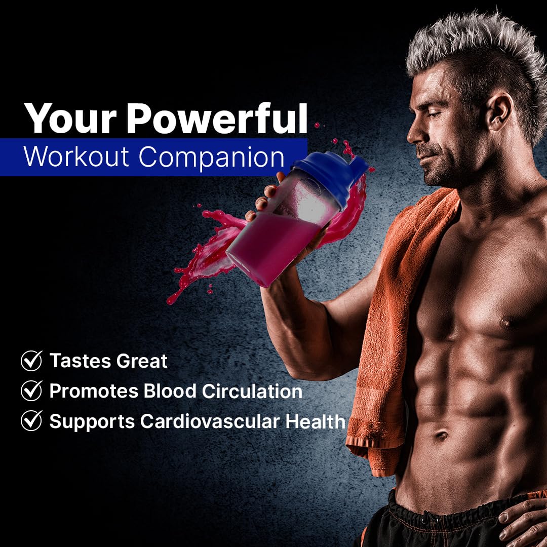L-ARGININE PRO Supplement Powder | 90 Travel Packets | 5,500mg L-Arginine + 1,100mg L-Citrulline | Raspberry, Orange & Grape - Image 13