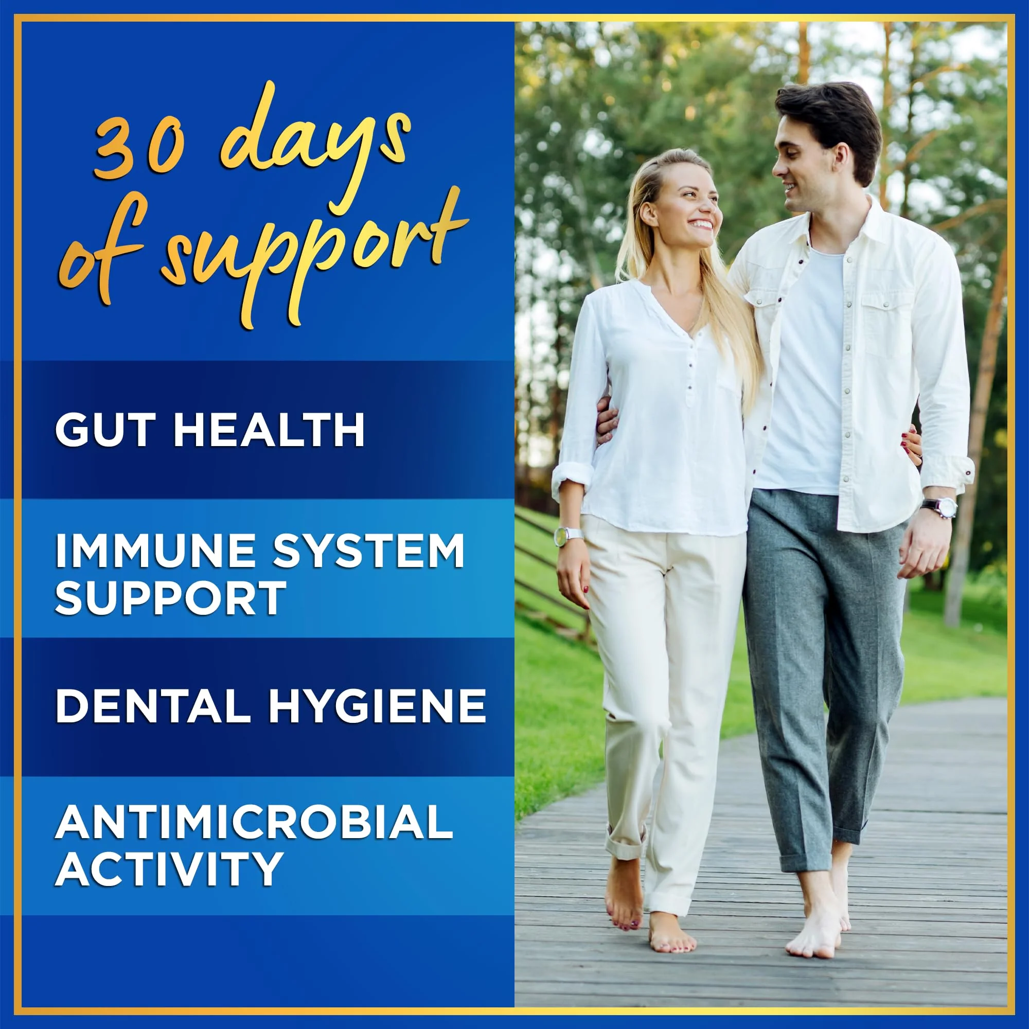 Lactobacillus Salivarius Probiotic 24bn CFU for Teeth & Gums - Bad Breath, Immune & Digestive Health - 60 Capsules - Image 2