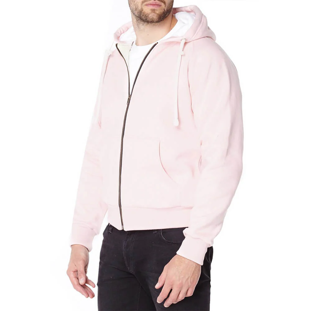 Ladies Knife Resistant Anti Slash Hooded Top in Pink - Image 4