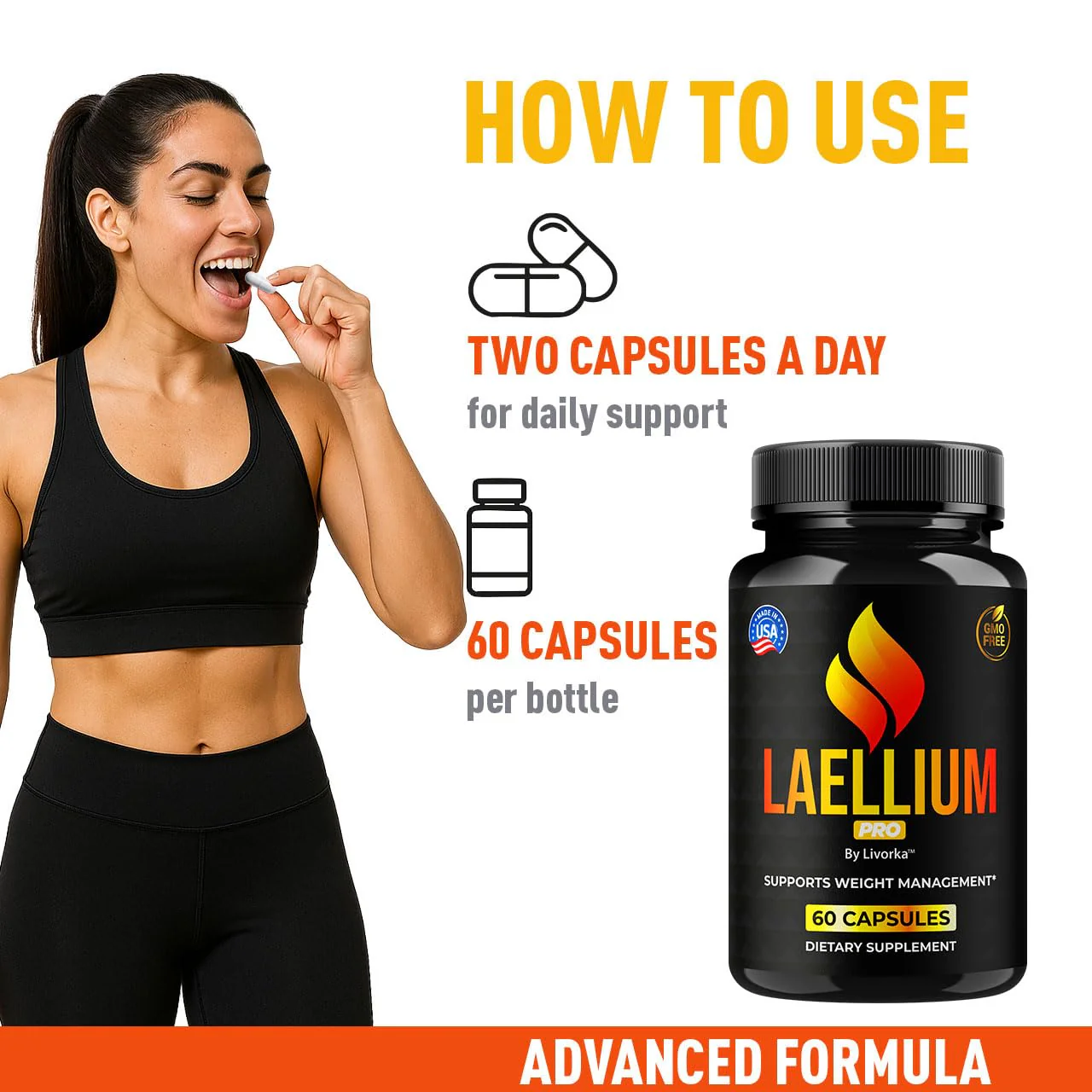 Laellium Pro Pills 5 Pack – All-Natural Daily Formula | LIVORKA Capsules, 300 Capsules - Image 8