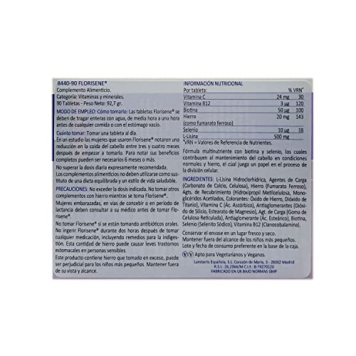 Lamberts Florisene for Women - 90 Tablets | Vegetarian - Image 3