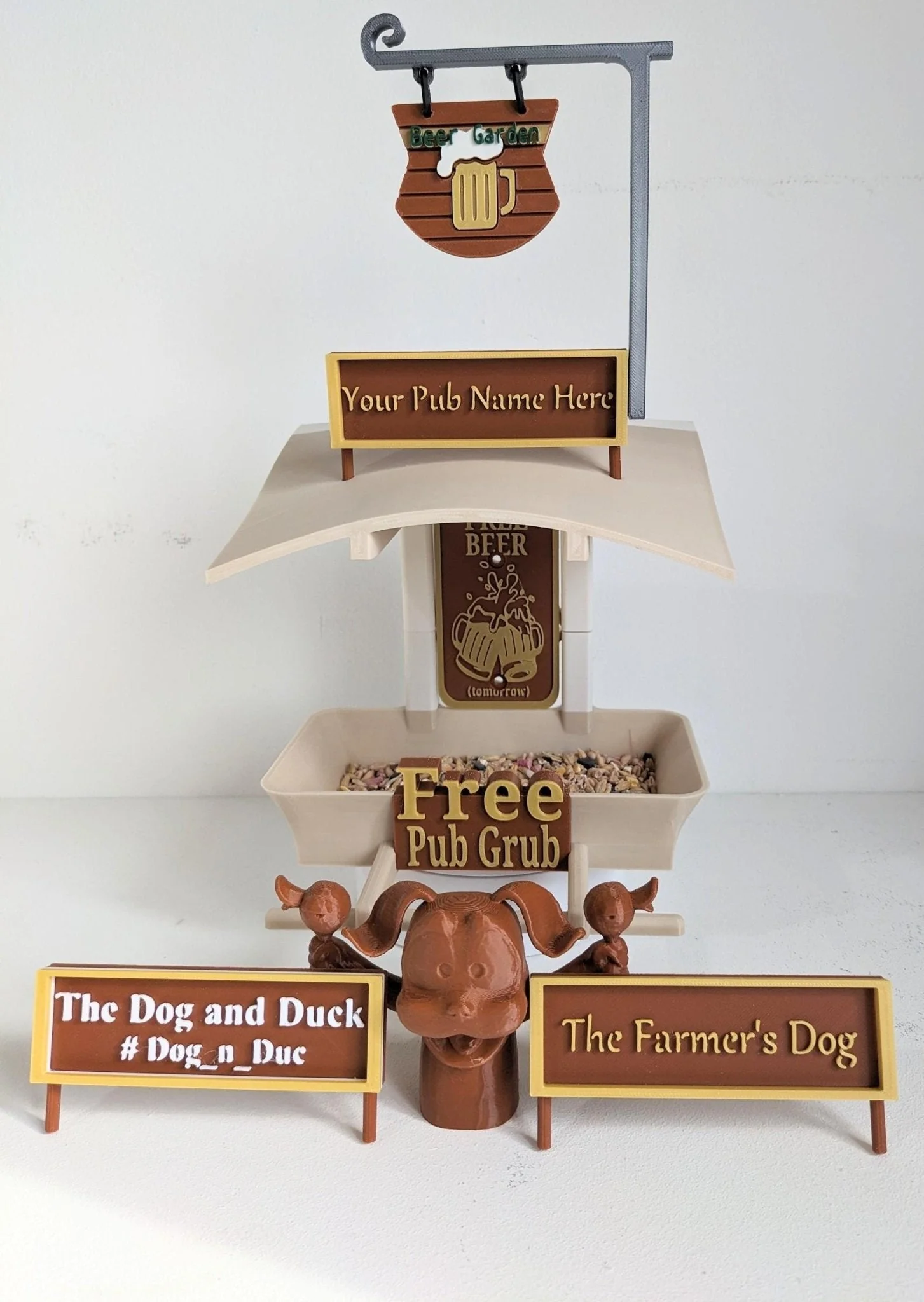 Leeds United Bird Feeding Station -  The whites football themed Garden Decor - Wild Bird Food Feeder - Gift for yorkshire football fan - Image 8