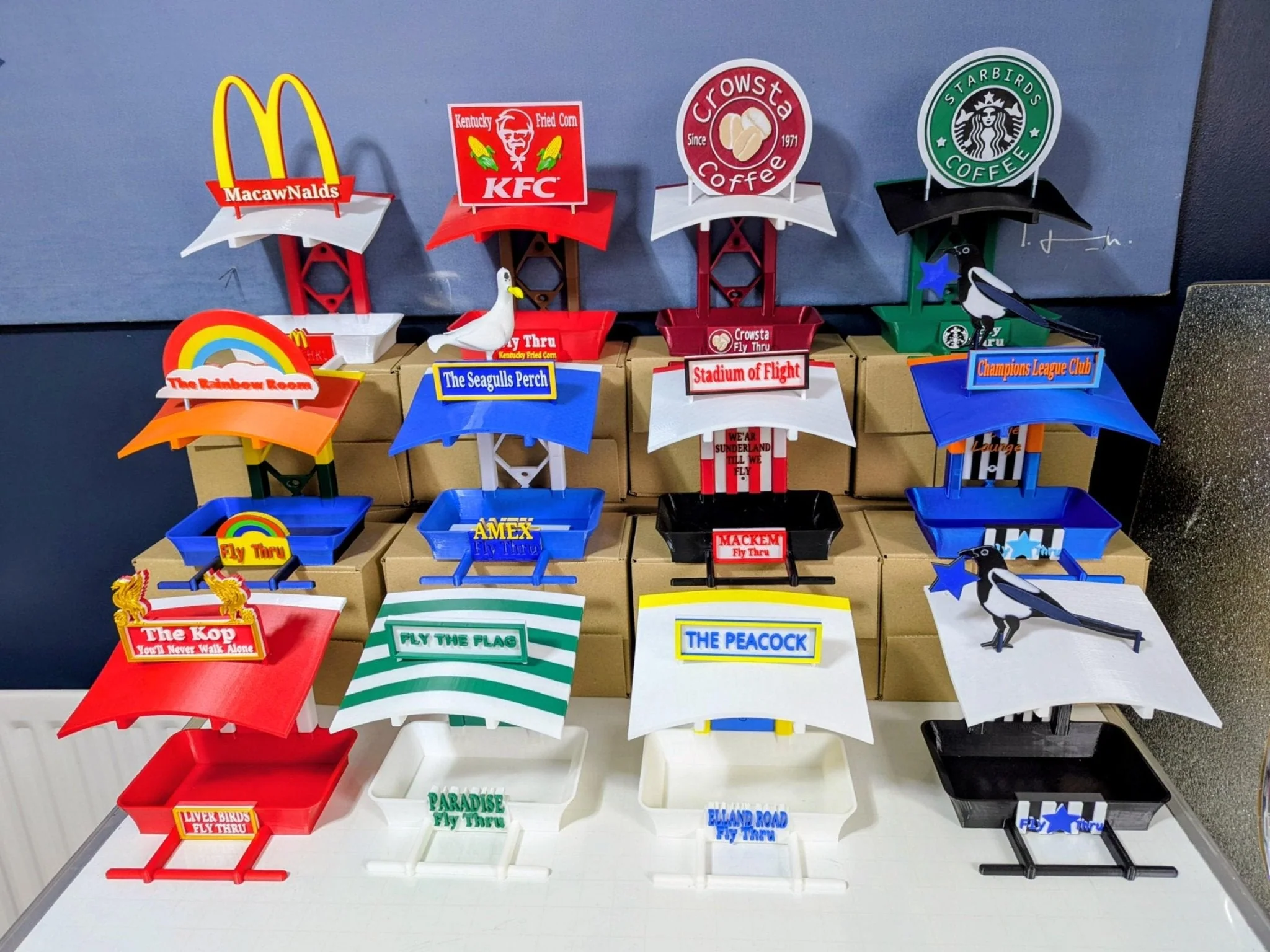 Leeds United Bird Feeding Station -  The whites football themed Garden Decor - Wild Bird Food Feeder - Gift for yorkshire football fan - Image 9