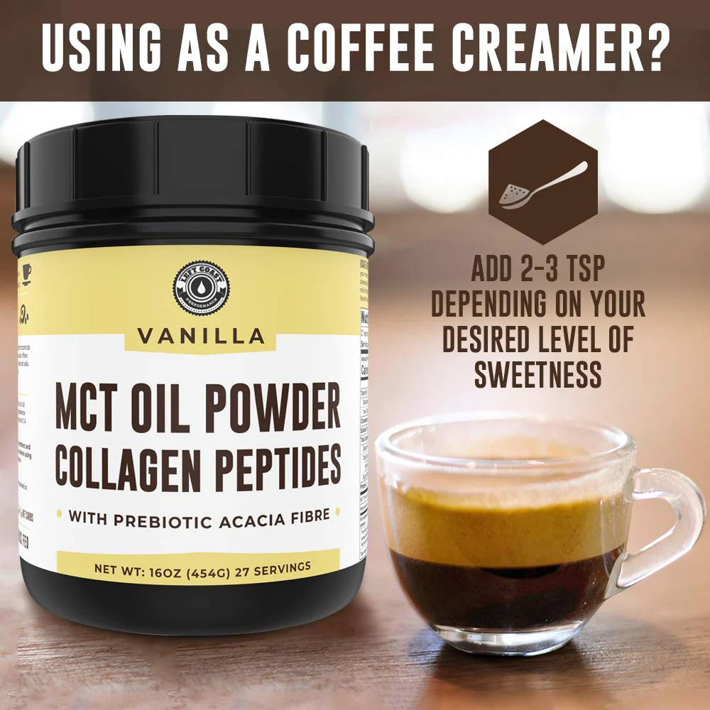 Left Coast Performance MCT Oil Powder with Acacia Fiber & Collagen – Vanilla, 16 oz - Image 14