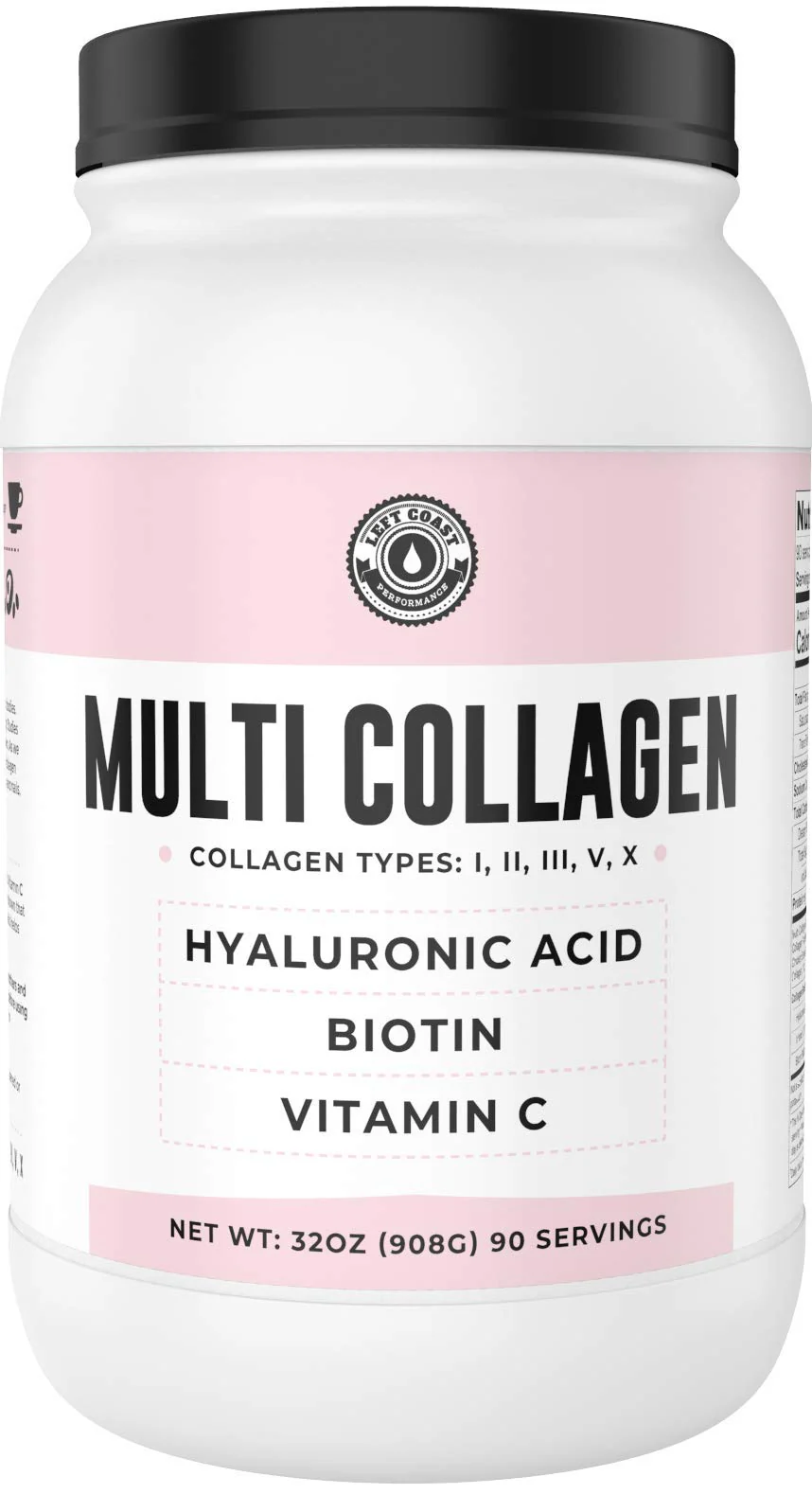 Left Coast Performance Multi Collagen Powder 2lb with Biotin, Hyaluronic Acid & Vitamin C - Image 8