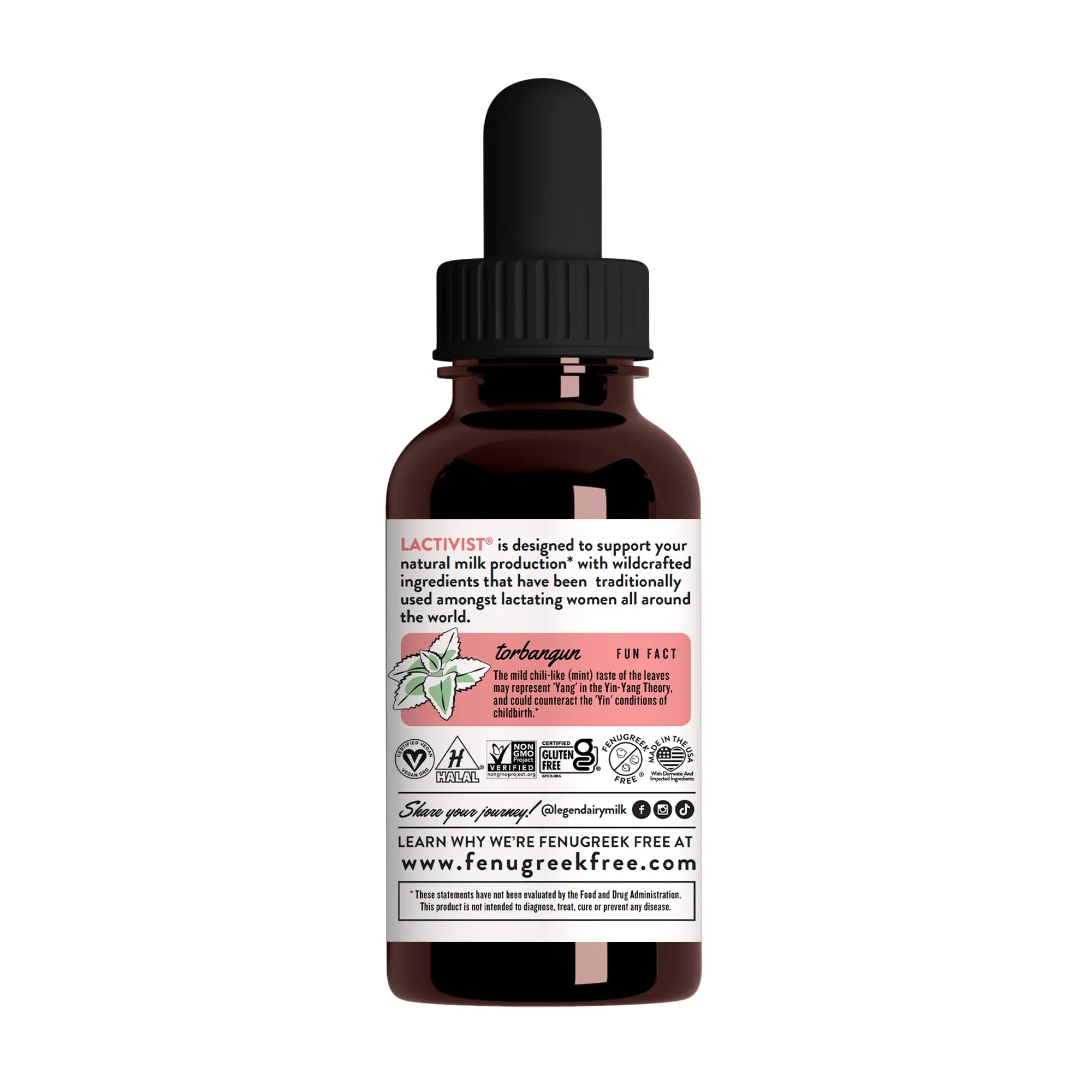 Legendairy Milk Lactivist Drops – Organic Torbangun Lactation Support, Alcohol Free, Made in USA - Image 6