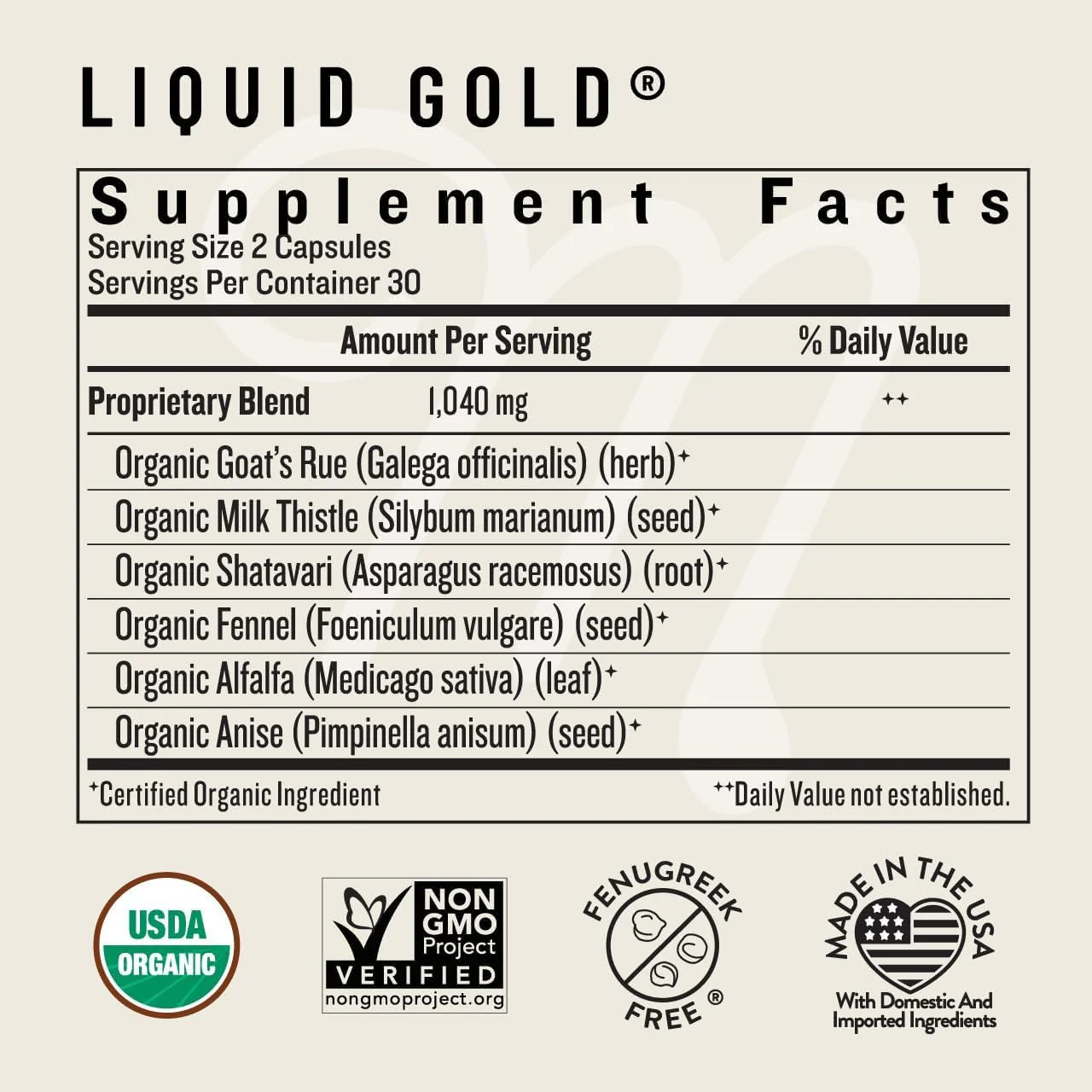 Legendairy Milk Liquid Gold Lactation Support – Organic Goats Rue, Milk Thistle, Shatavari, Fennel, Alfalfa & Anise | 60 Count (Pack of 3) - Image 13