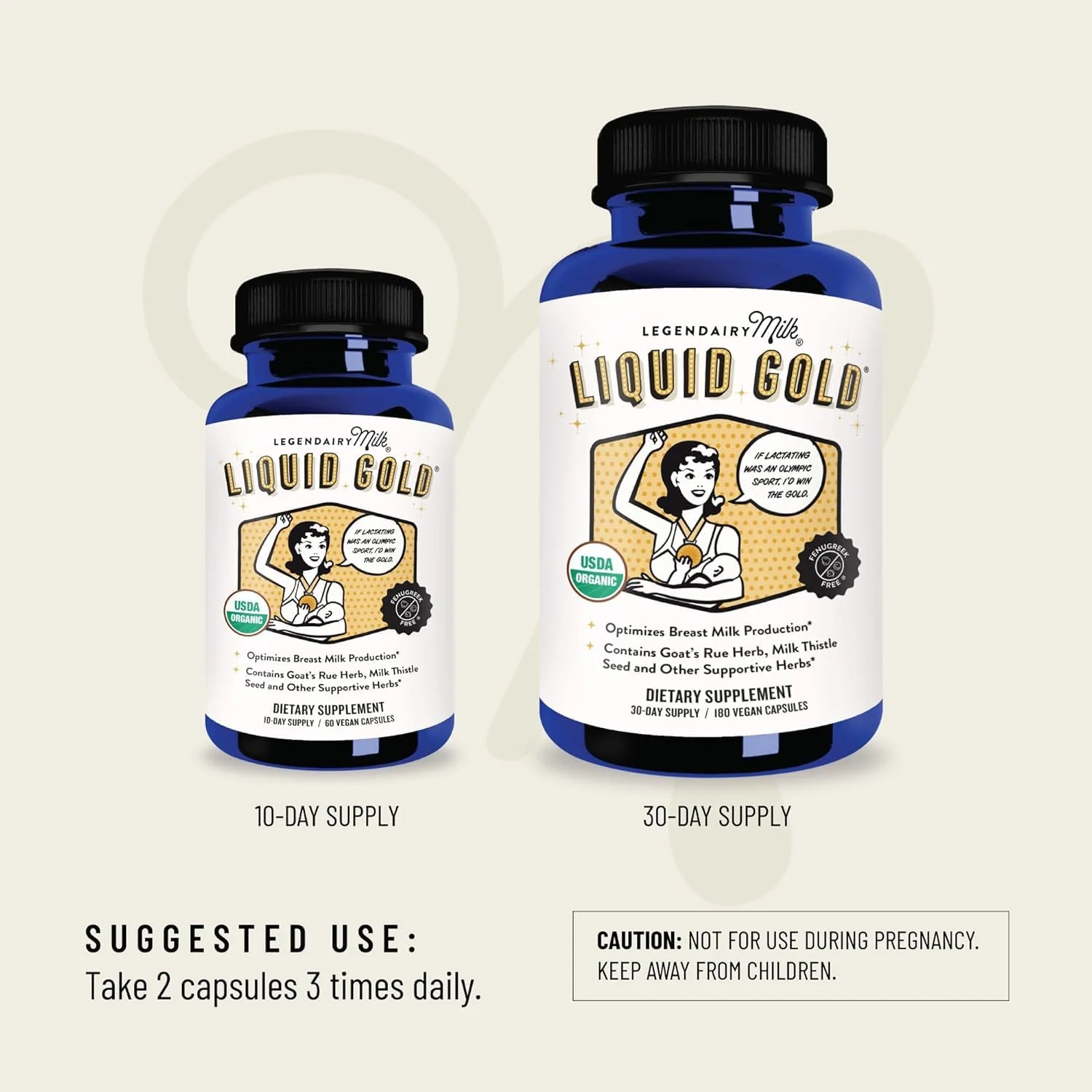 Legendairy Milk Liquid Gold Lactation Support – Organic Goats Rue, Milk Thistle, Shatavari, Fennel, Alfalfa & Anise | 60 Count (Pack of 3) - Image 15