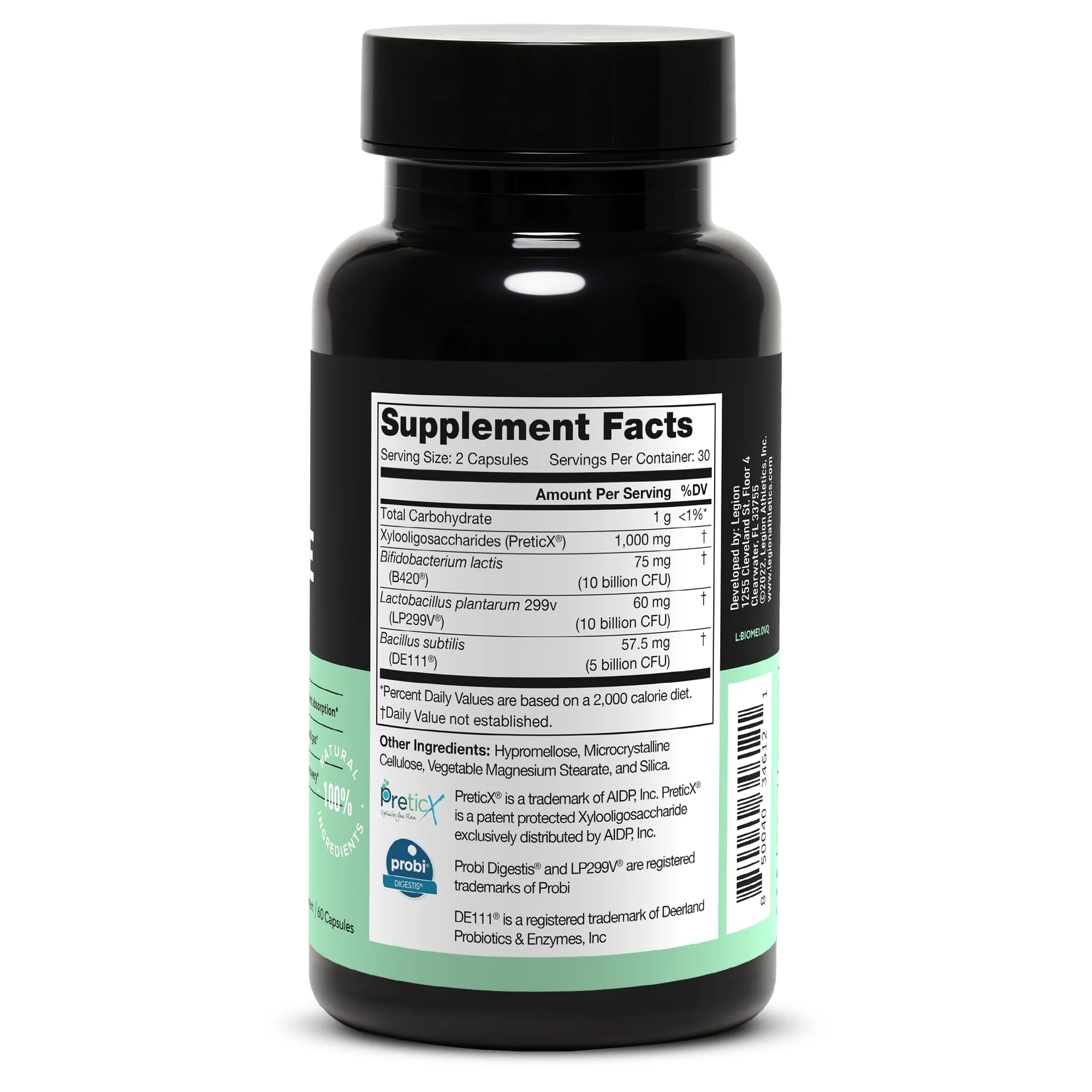 LEGION Biome Probiotic - Natural Gut Health Support for Women & Men | 30 Servings - Image 3