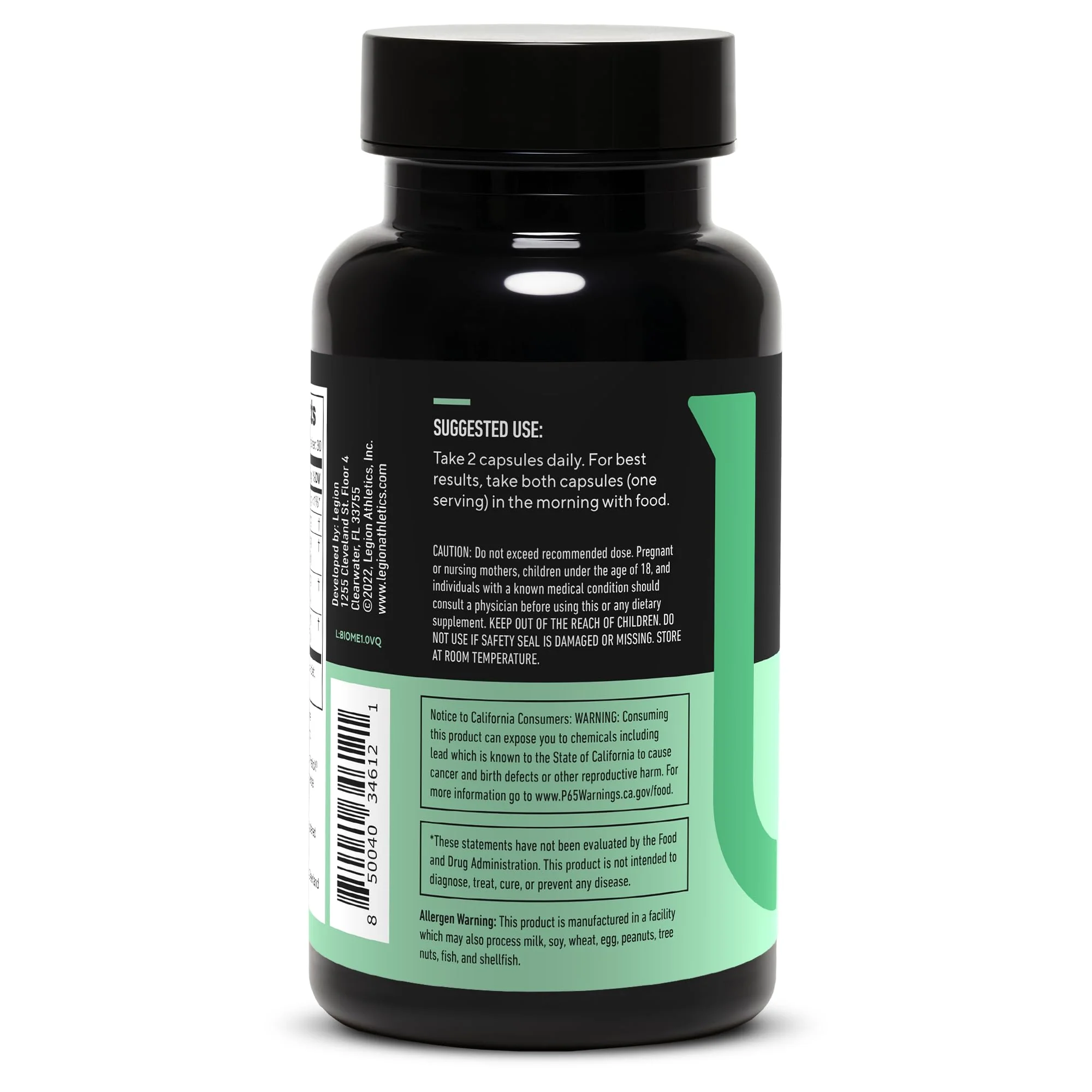 LEGION Biome Probiotic - Natural Gut Health Support for Women & Men | 30 Servings - Image 4