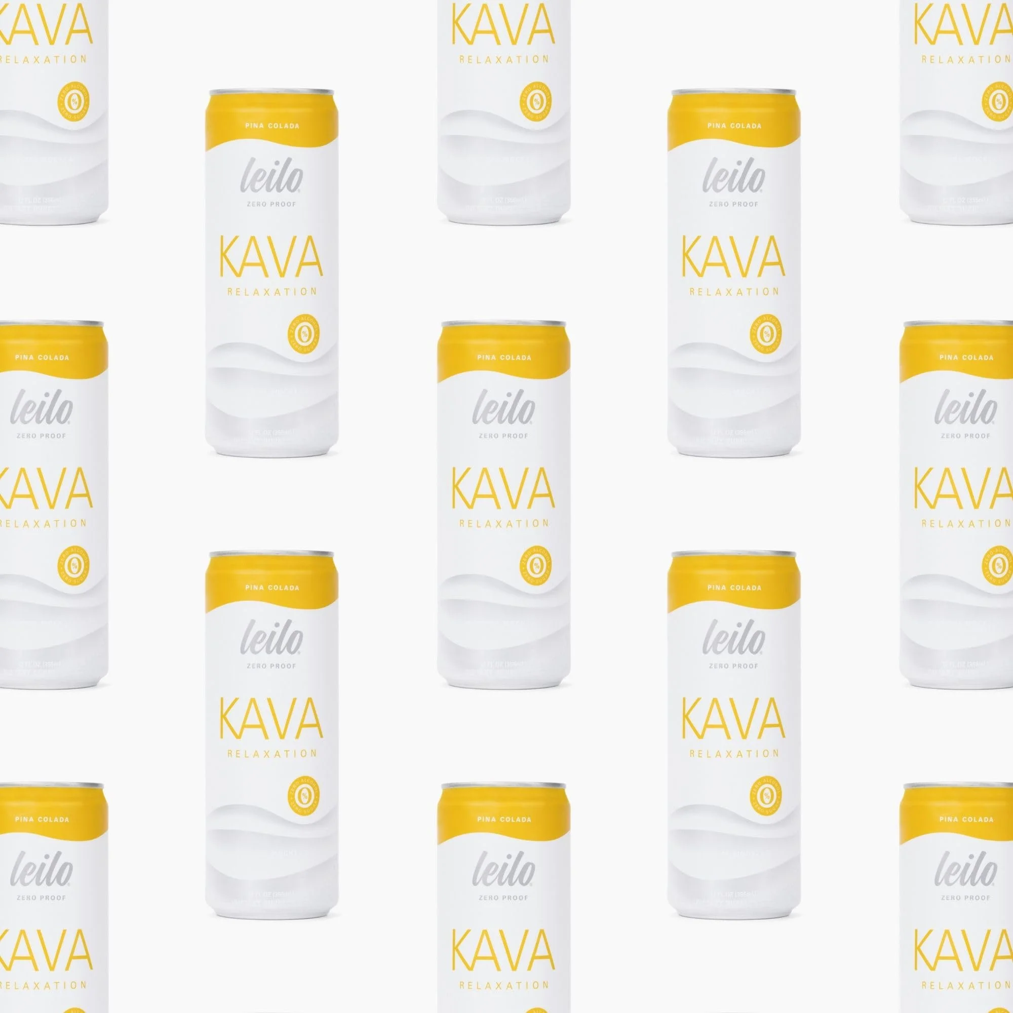 LEILO Kava Powered Pina Colada Mocktail – Sugar-Free, 12-Pack, 10 Cal Per Can, Non-Alcoholic - Image 13