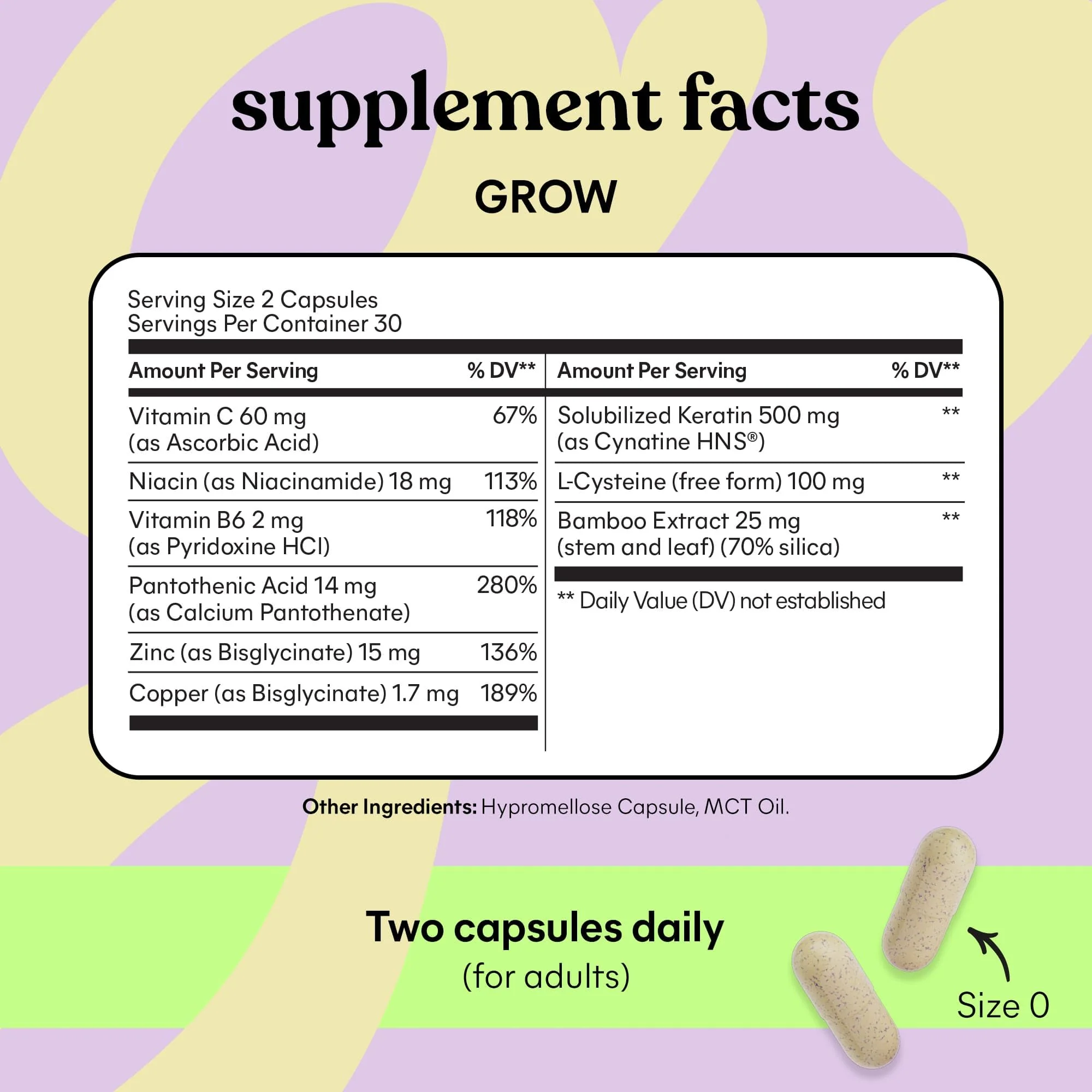 Lemme Grow Hair Supplement for Women | Keratin Complex for Thicker Hair - Image 14