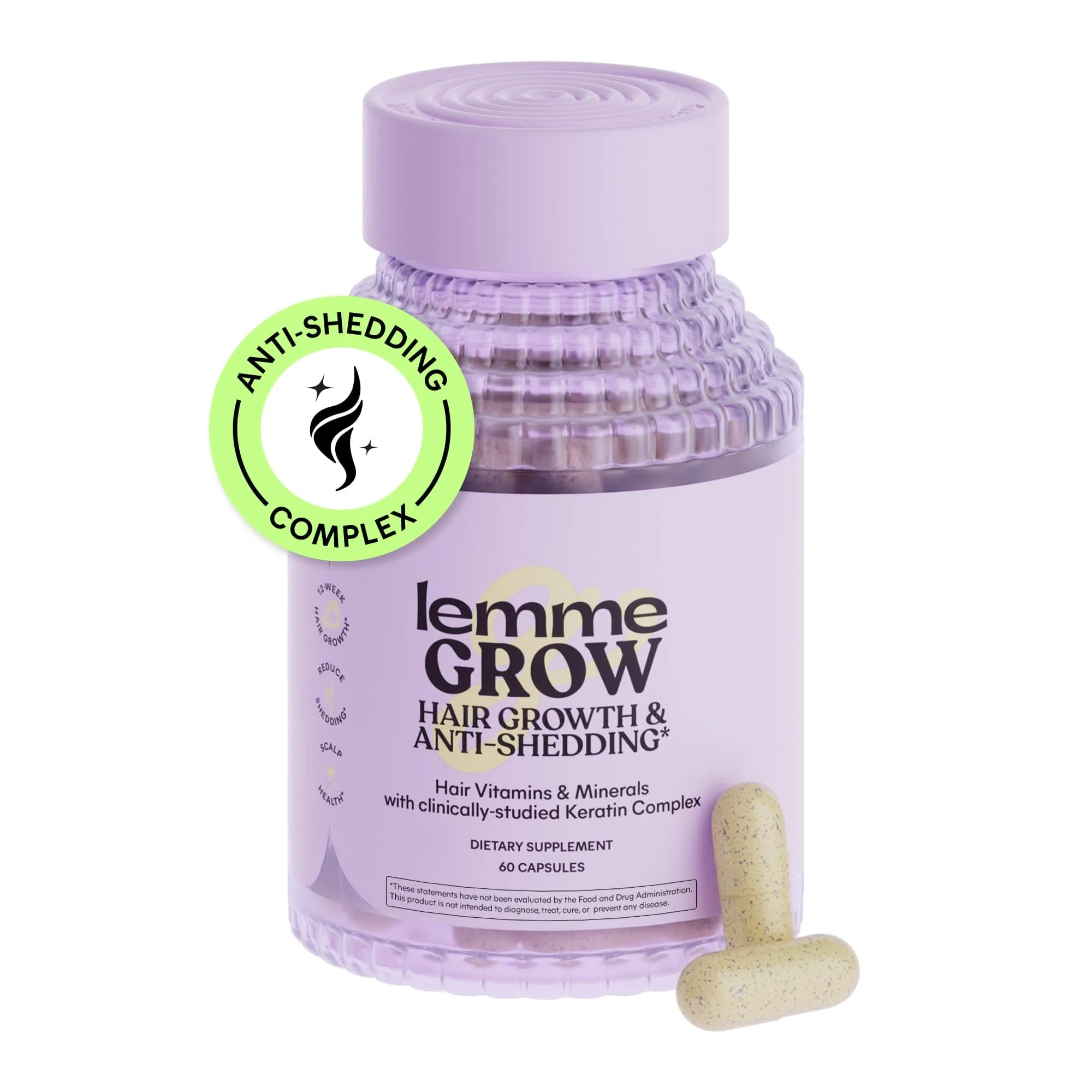 Lemme Grow Hair Supplement for Women | Keratin Complex for Thicker Hair - Image 8