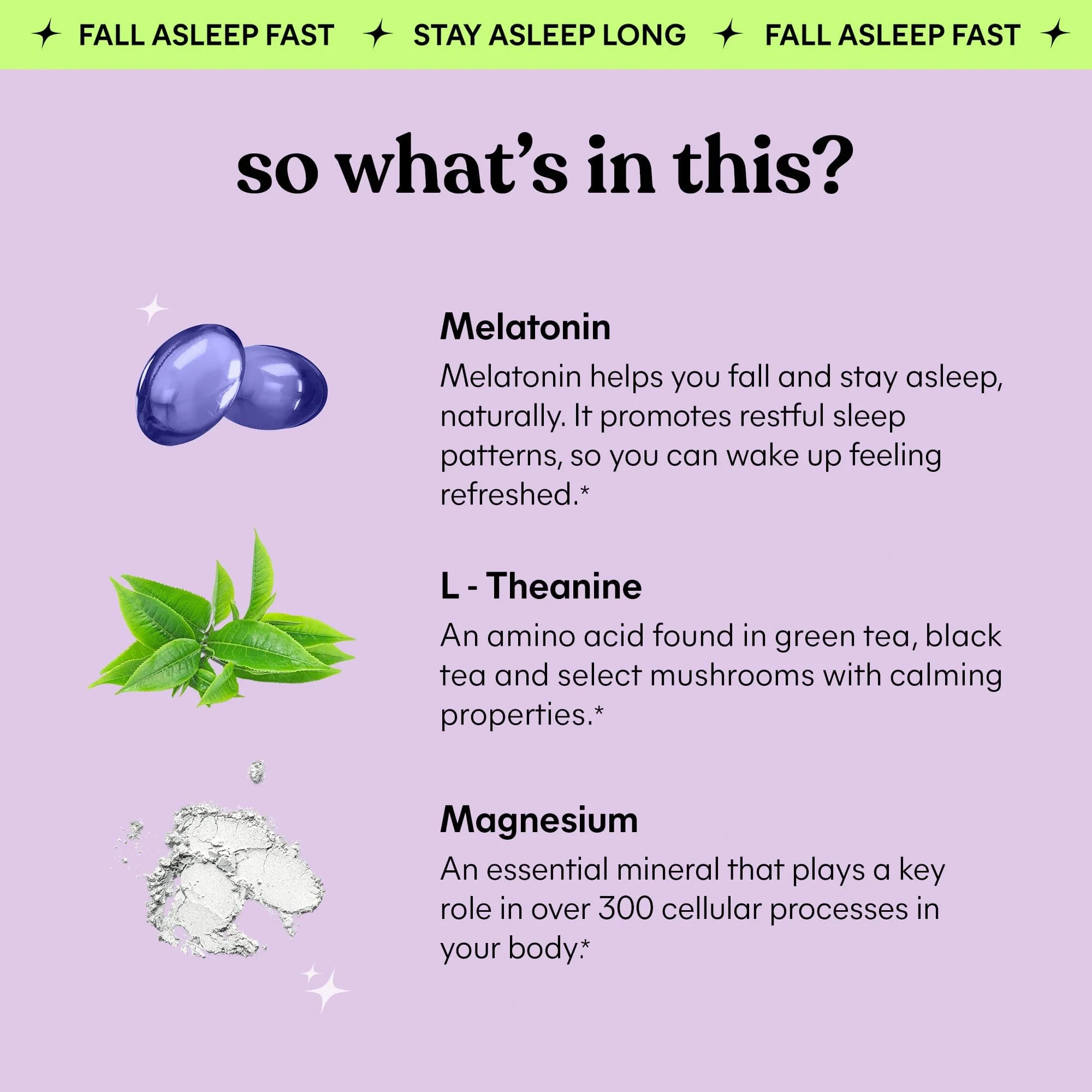 Lemme Sleep Gummies – 5mg Melatonin, Magnesium, L-Theanine, Chamomile & Lavender (60 Count) – Berry - Image 3