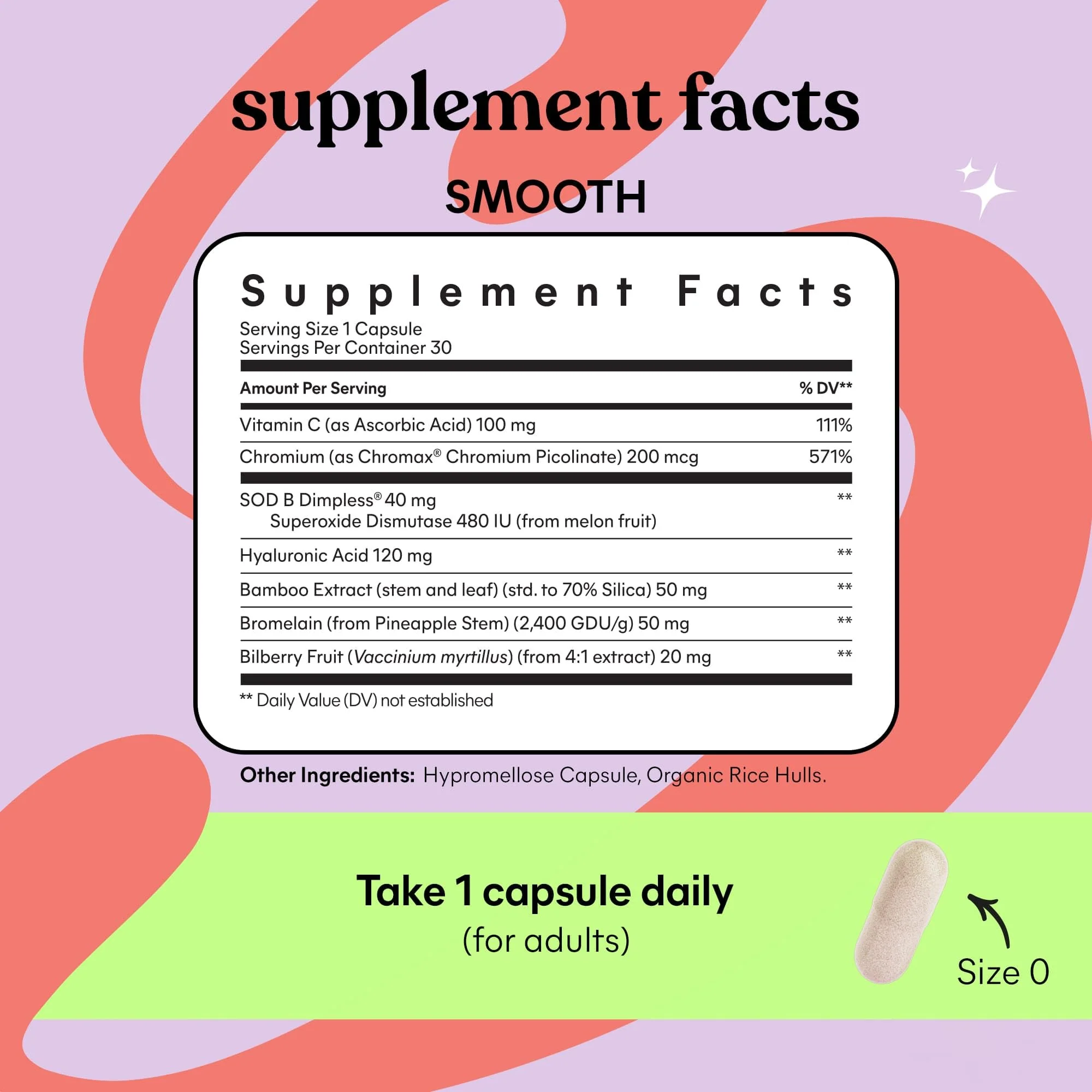 Lemme Smooth Anti Cellulite Capsules for Women – Thigh Smoothing & Skin Hydration (30 ct) - Image 13