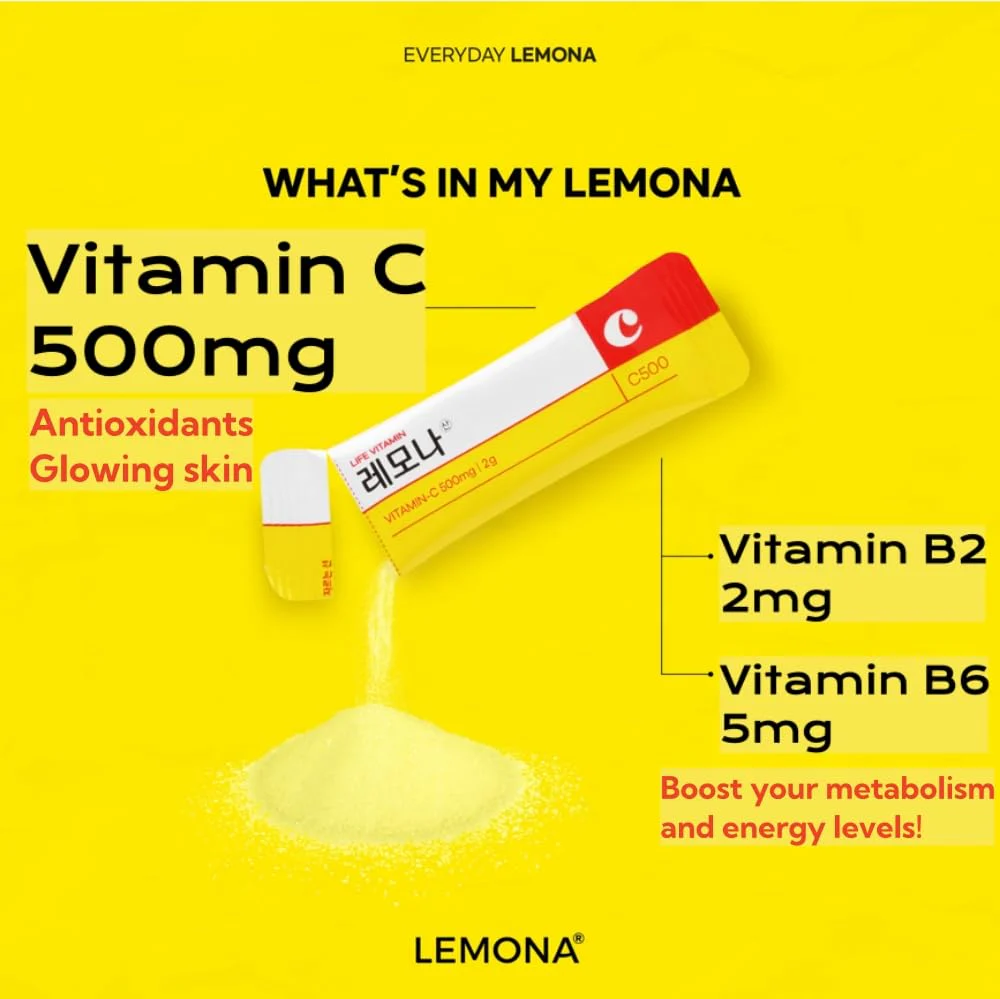 LEMONA 500mg Vitamin C Sticks – Kyung Nam Pharm | On-The-Go Immune Support - Image 12